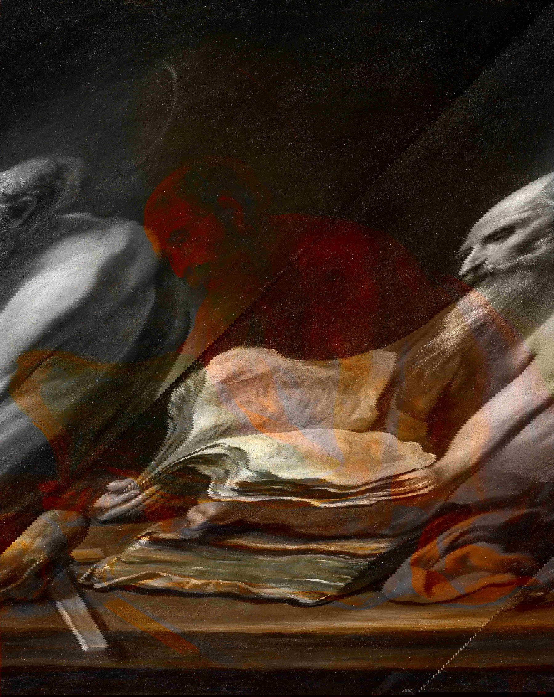 Claude Vignon, San Girolamo in meditazione (1640-1645; Olio su tela, 110 x 90 cm)