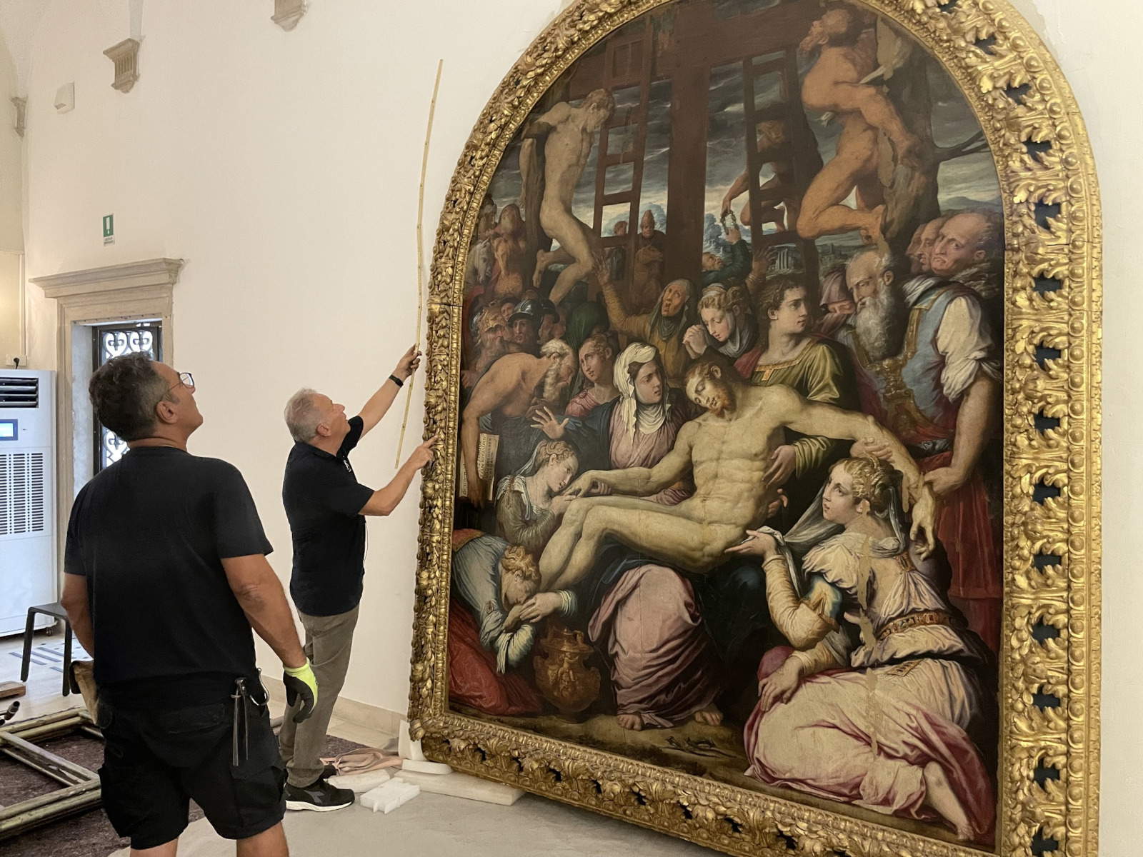 La Lamentation sur le Christ déposé de la croix de Giorgio Vasari quitte le MAR de Ravenne pour être restaurée