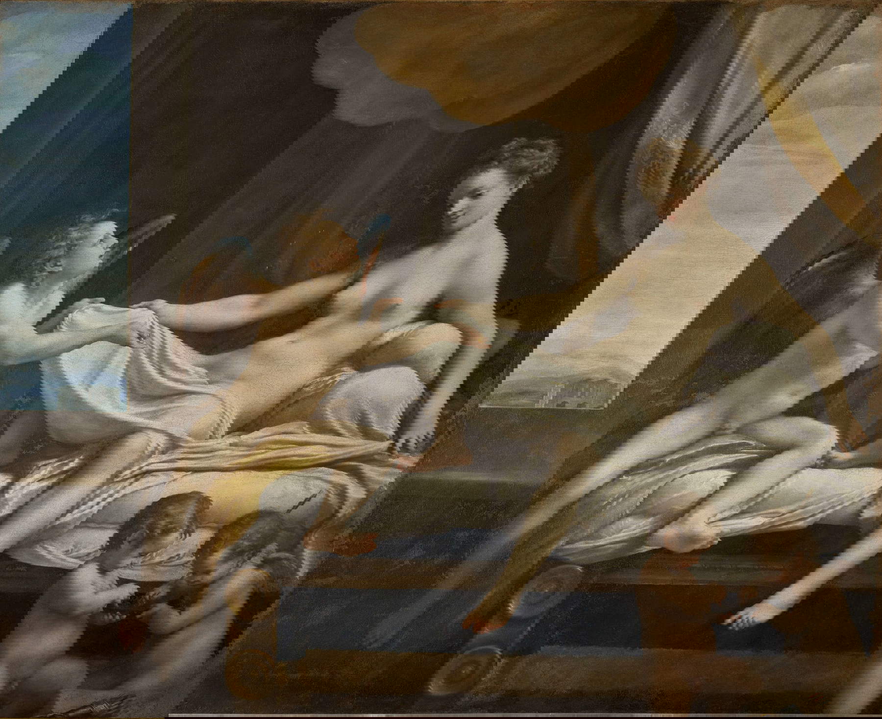 Antonio Allegri, dit Le Corrège, Danaé (1530-1531 ; huile sur toile, 158x189 cm ; Rome, Galerie Borghèse, inv. 125) © Galerie Borghèse / photo Mauro Coen Antonio Allegri, dit Le Corrège, Danaé (1530-1531 ; huile sur toile, 158x189 cm ; Rome, Galerie Borghèse, inv. 125) © Galerie Borghèse / photo Mauro Coen