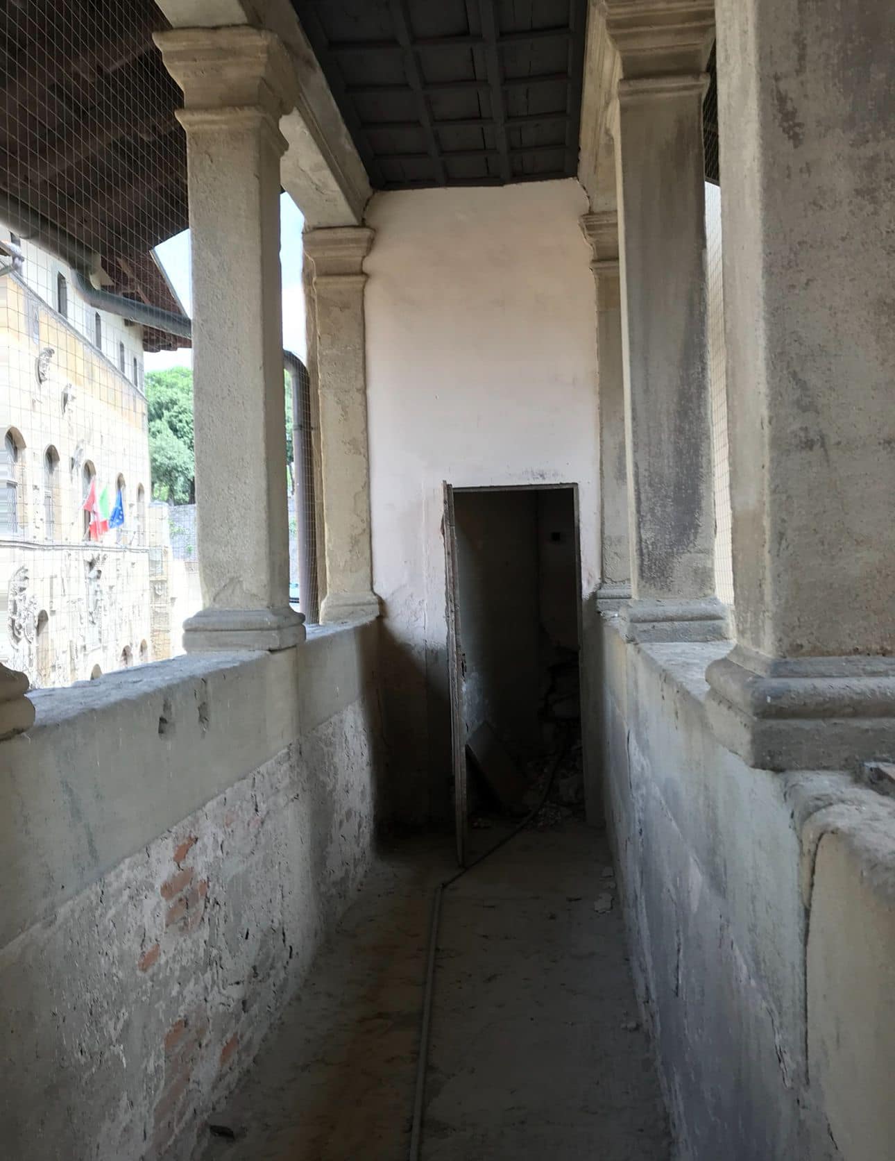 El Corredor de Vasari en Arezzo. Foto: Fraternita dei Laici El Corredor de Vasari en Arezzo. Foto: Fraternita dei Laici