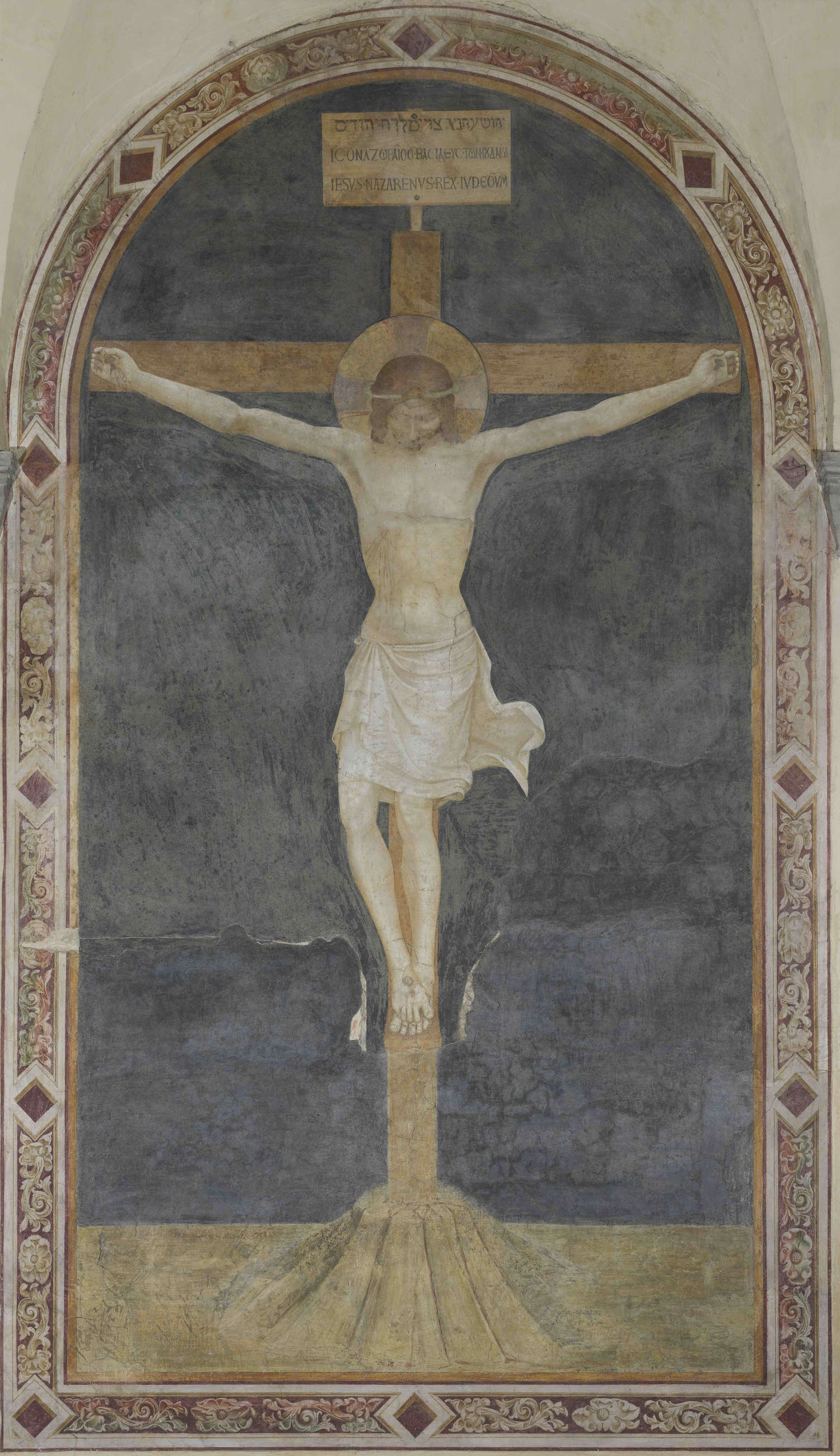 Il Crocifisso del Beato Angelico prima del restauro