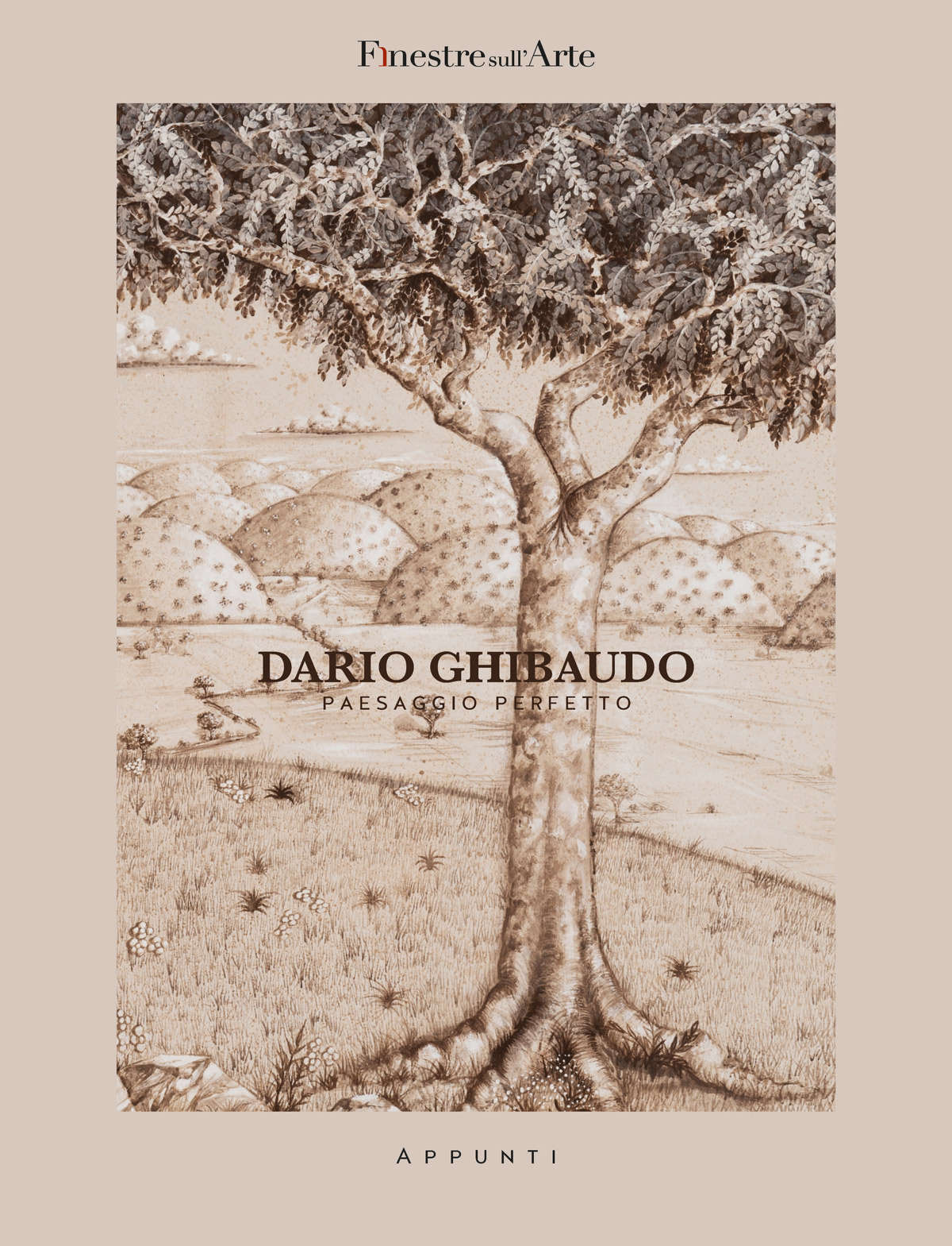The cover of the volume Perfect Landscape by Dario Ghibaudo