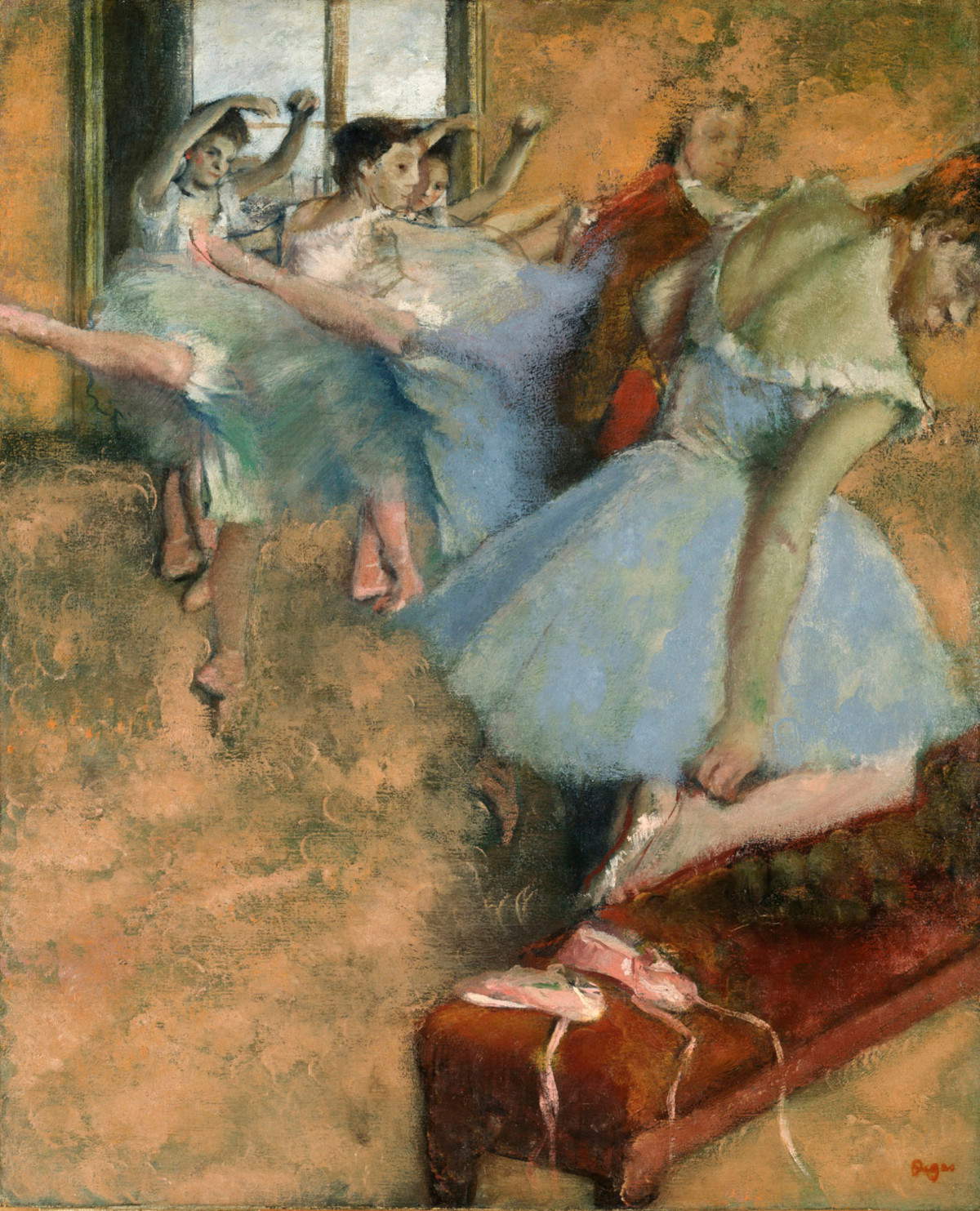 Edgar Degas, Classe de ballet (c. 1880; Colección privada) Foto: Dominic B&uuml;ttner