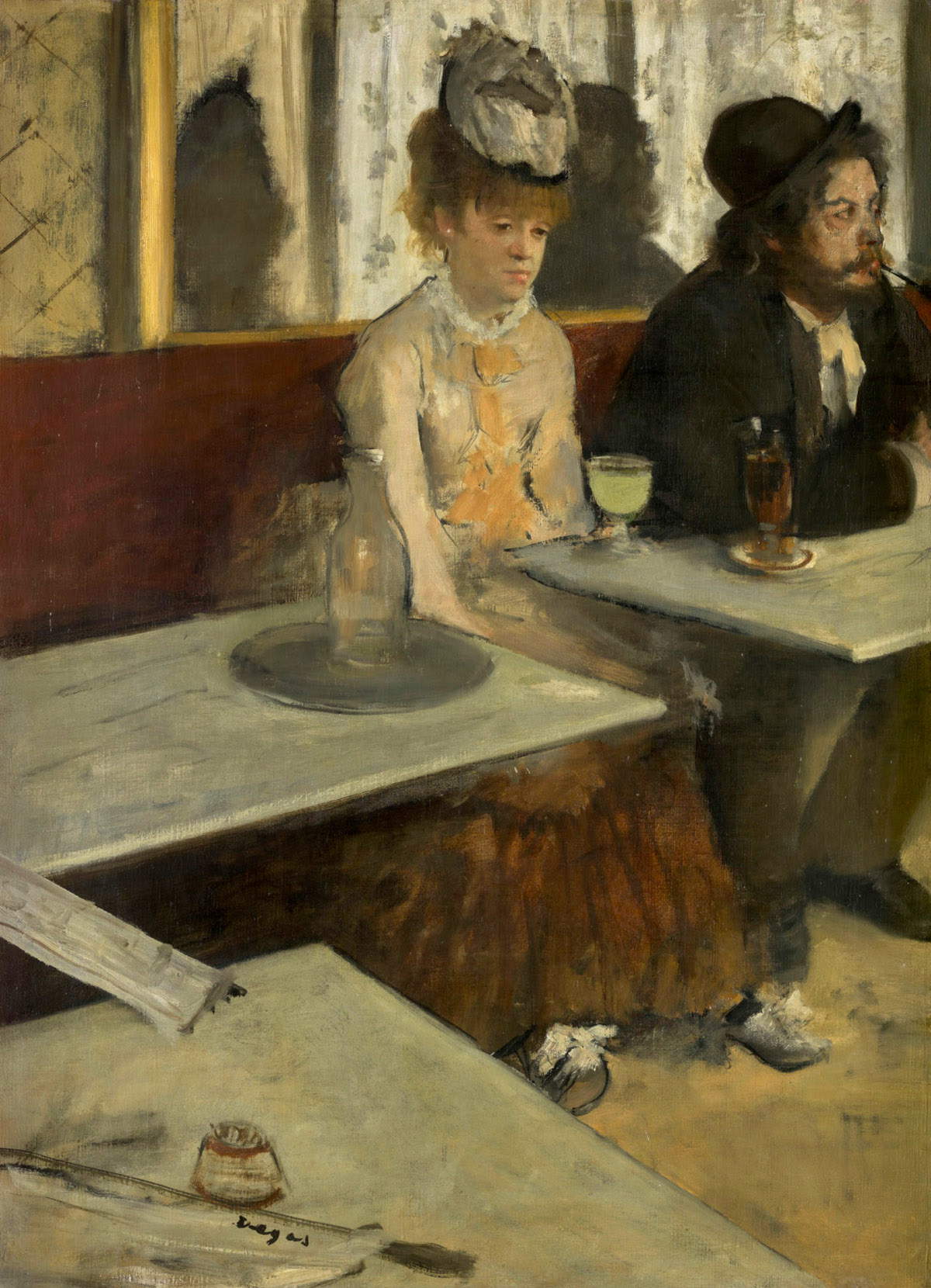 Edgar Degas, Dans un caf&eacute; (1876; París, Museo de Orsay) Foto: RMN-Grand Palais / Adrien Didierjean/ Dist. Foto SCALA, Florencia