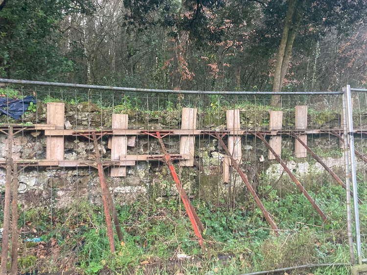 La degradación de Villa Giustiniani en Bassano Romano