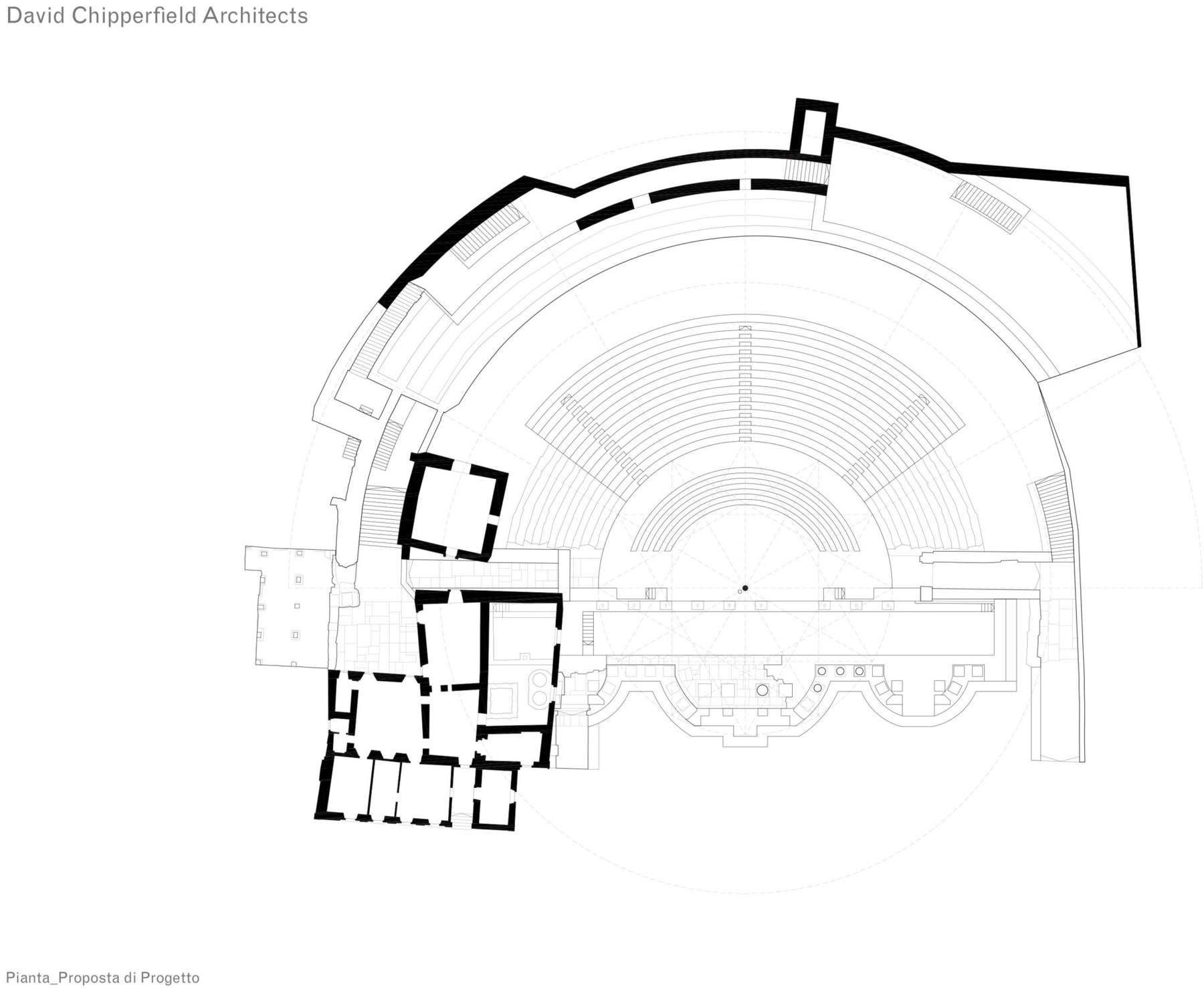 Pianta del Teatro Romano