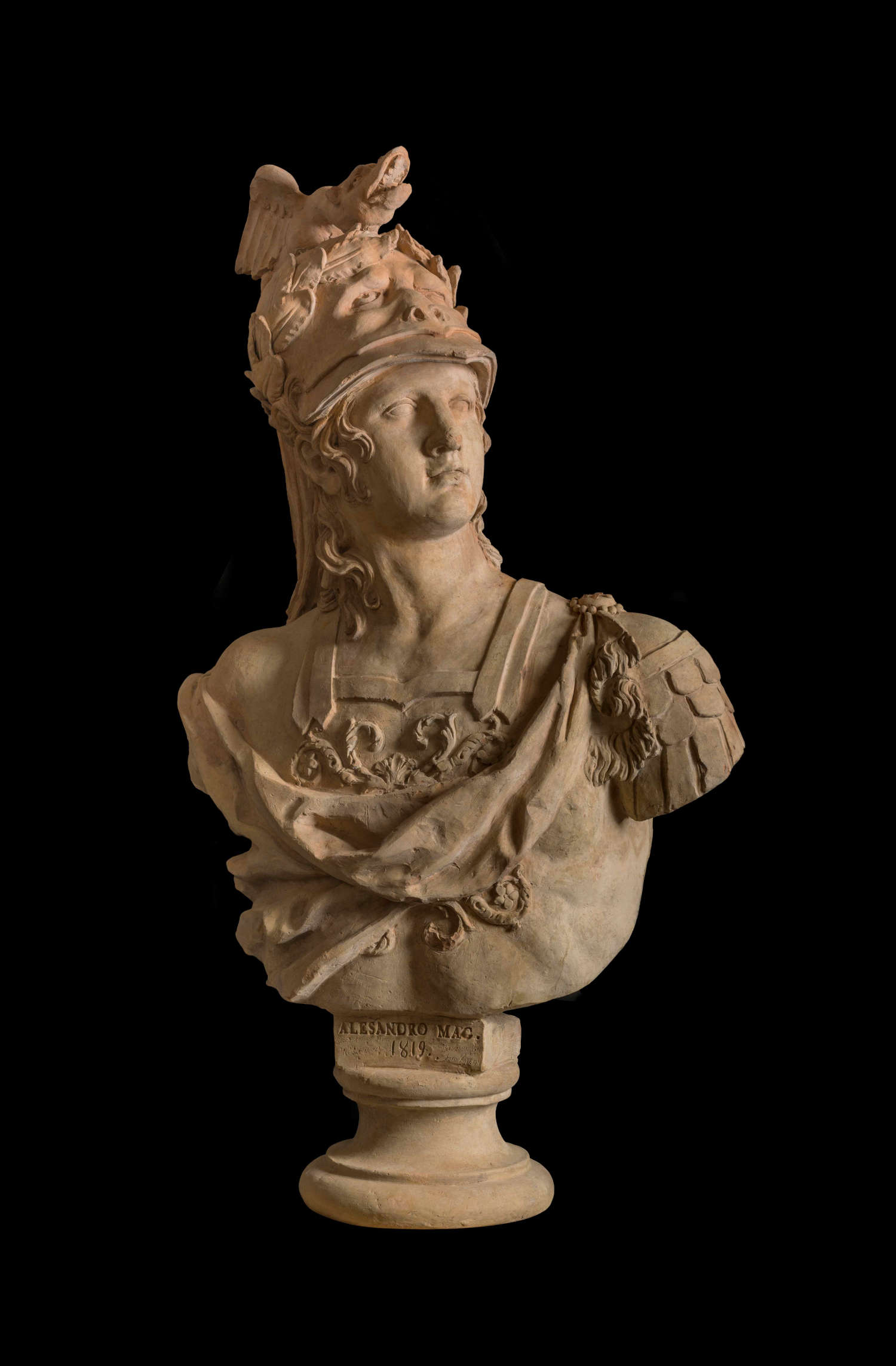 Domenico Paci, Alexander the Great (1819; terracotta bust, 132 x 67 x 42 cm) Domenico Paci, Alexander the Great (1819; terracotta bust, 132 x 67 x 42 cm)