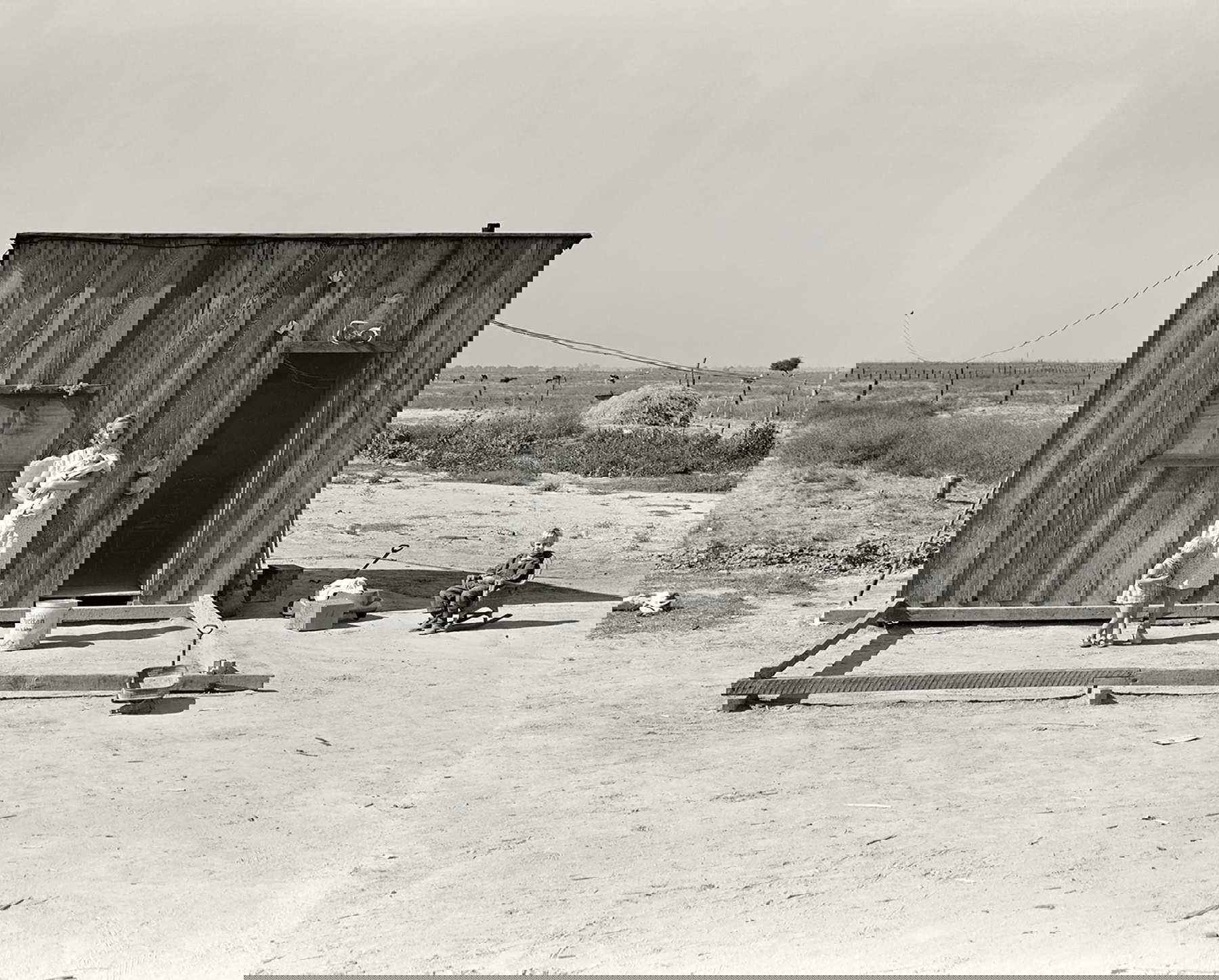 Dorothea Lange, House of a Client (1936 ; New York, The New York Public Library | Library of Congress Prints and Photographs Division Washington)