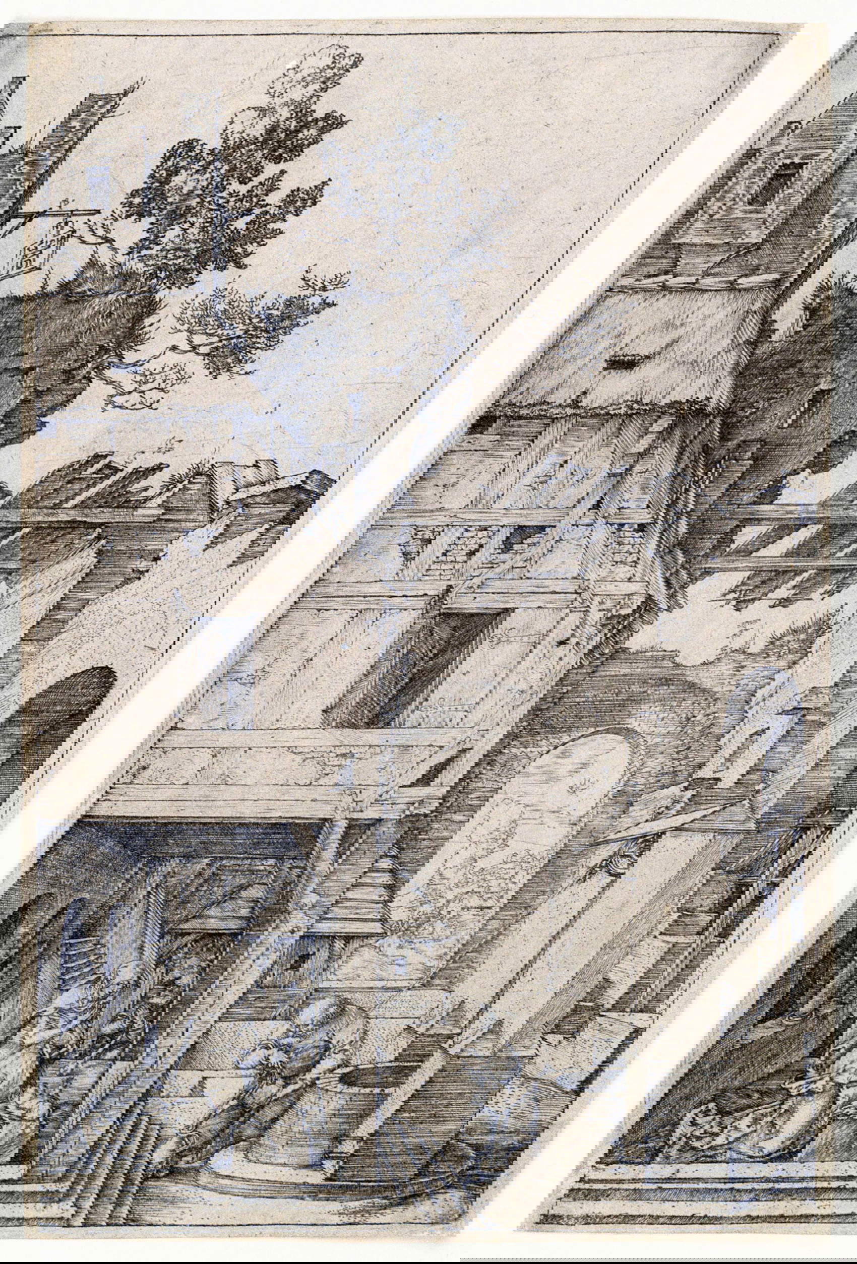 Albrecht D&uuml;rer, Nativity (1504; burin, 182 x 117 mm; The Art.Co). @The Art.Co