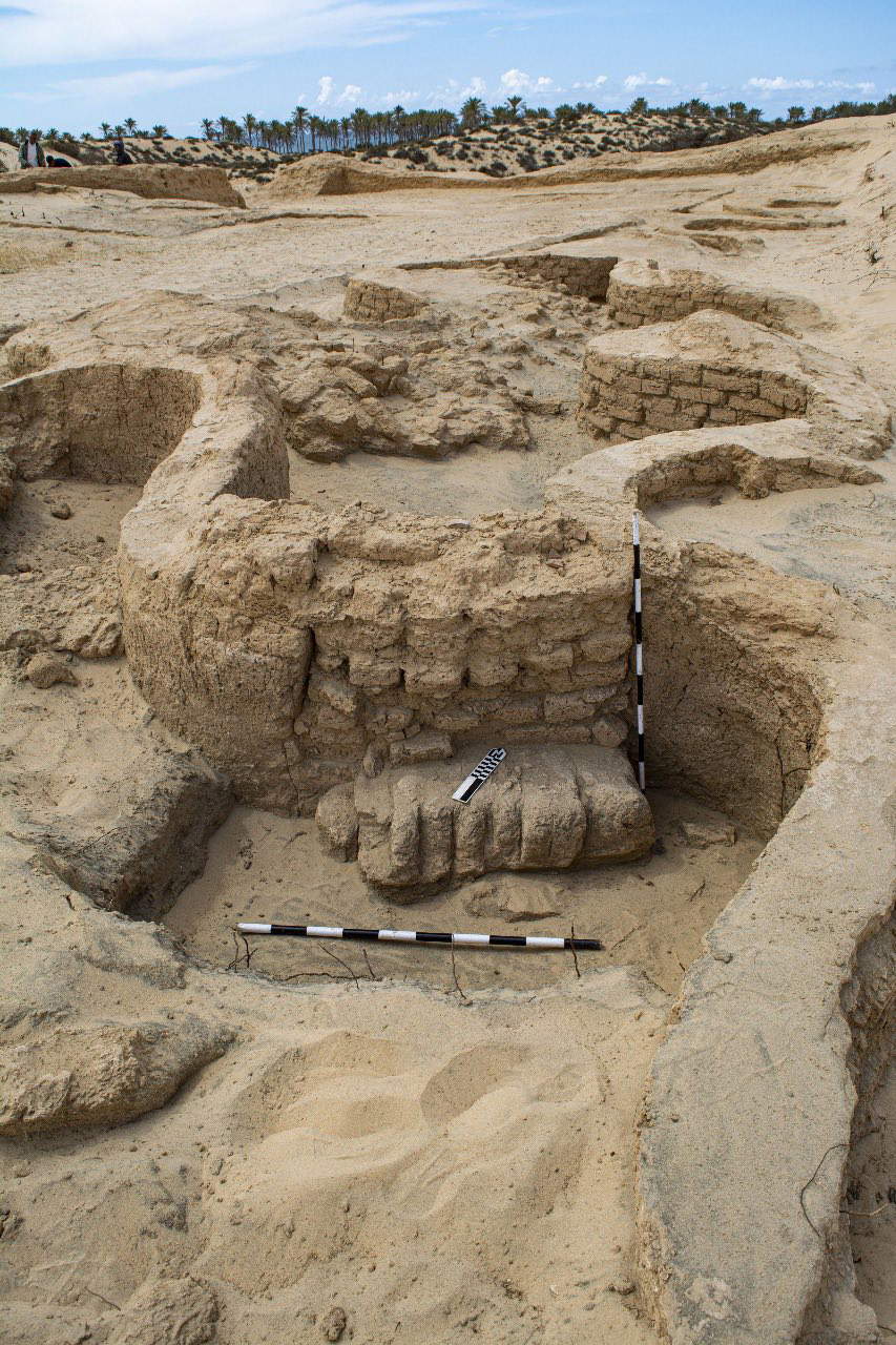 Die auf dem Sinai (Ägypten) entdeckte Festung