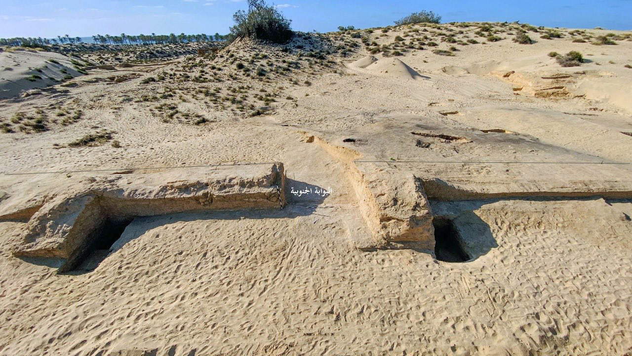 Die auf dem Sinai (Ägypten) entdeckte Festung