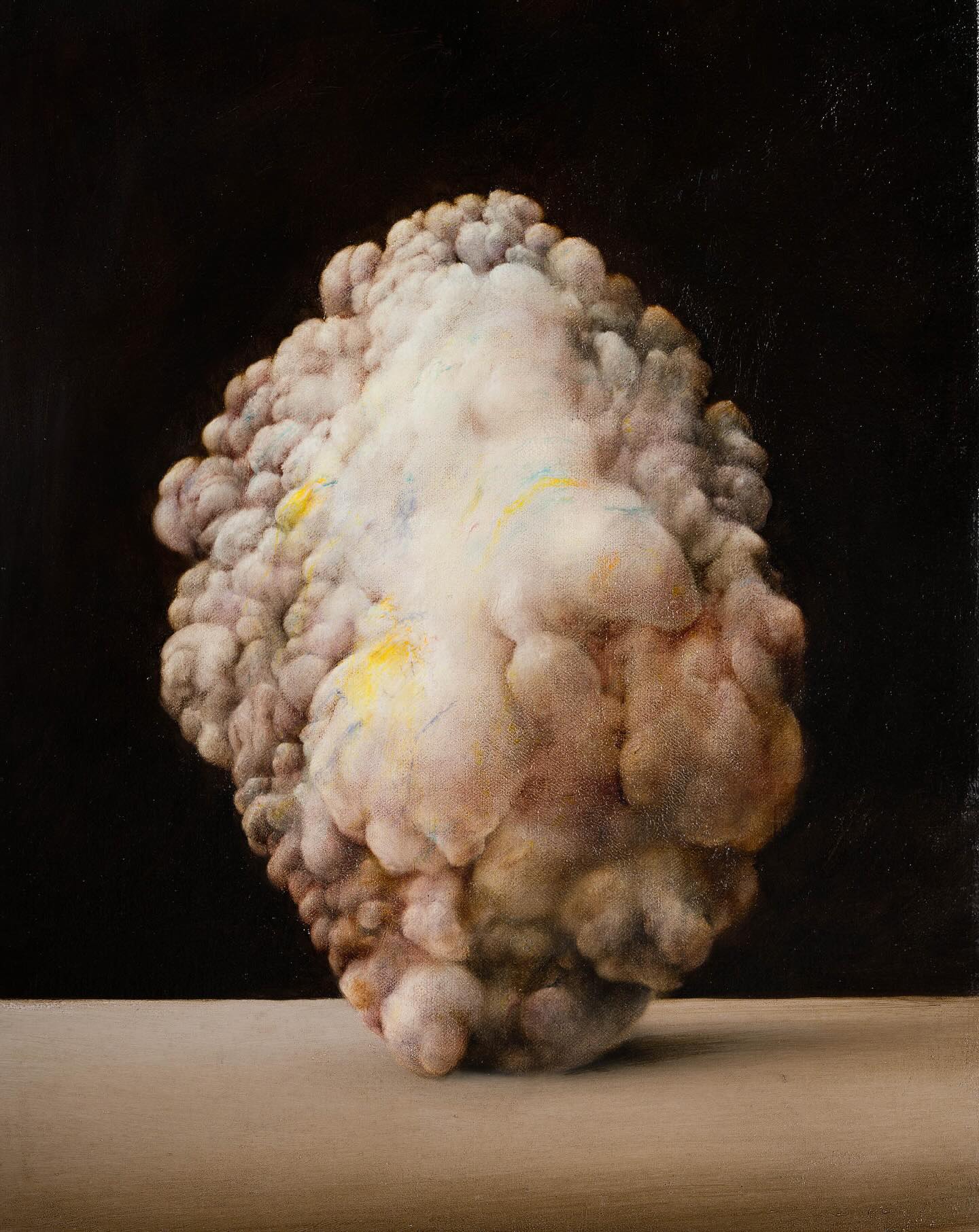 Enrico Minguzzi, Lapillo (2024; olio su lino, 50 x 40 cm) Enrico Minguzzi, Lapillo (2024; olio su lino, 50 x 40 cm)