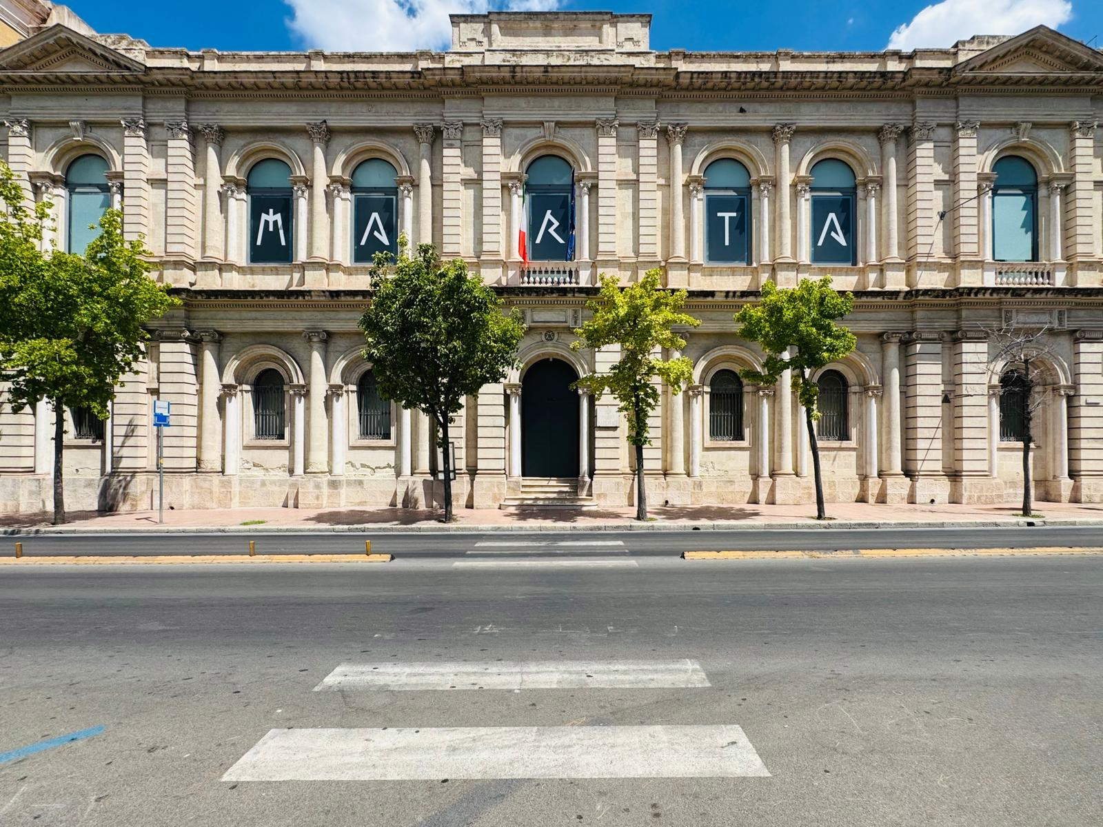 Fachada del museo MArTa de Taranto. Foto: MArTa - Museo Arqueológico Nacional de Taranto.