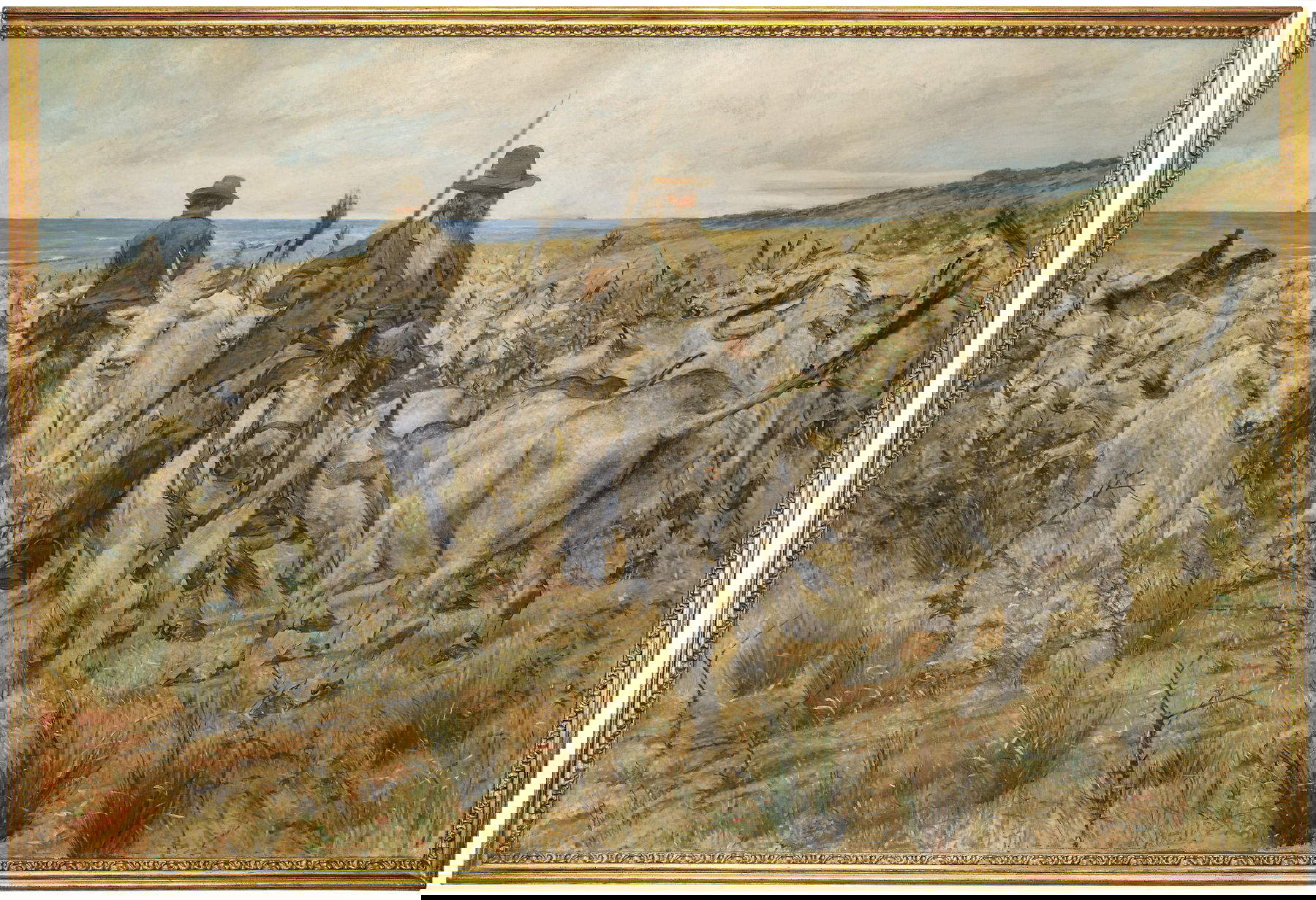 Giovanni Fattori, Mandrie maremmane (1893; olio su tela, 200 x 300 cm; Livorno, Museo civico G. Fattori) Foto:  Museo civico G. Fattori