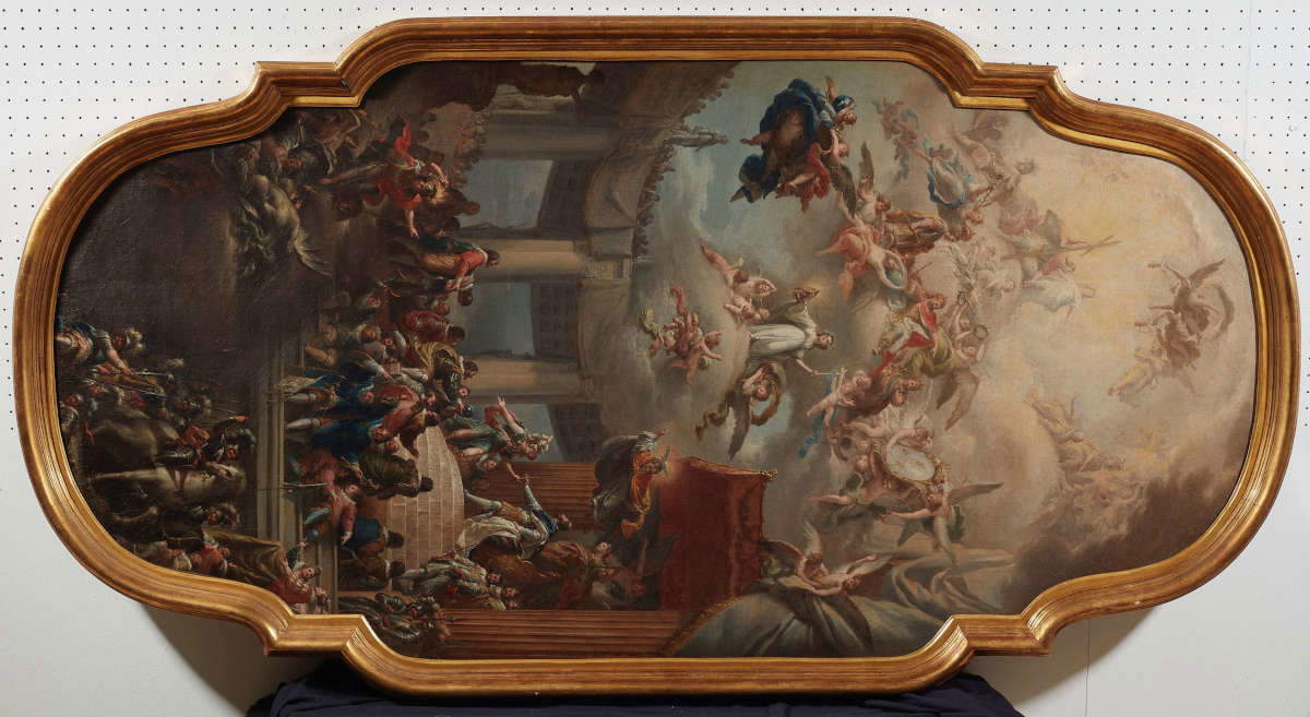Une nouvelle œuvre pour le Palais royal de Caserte : l'Apothéose des Bourbons de Fedele Fischetti a été acquise.