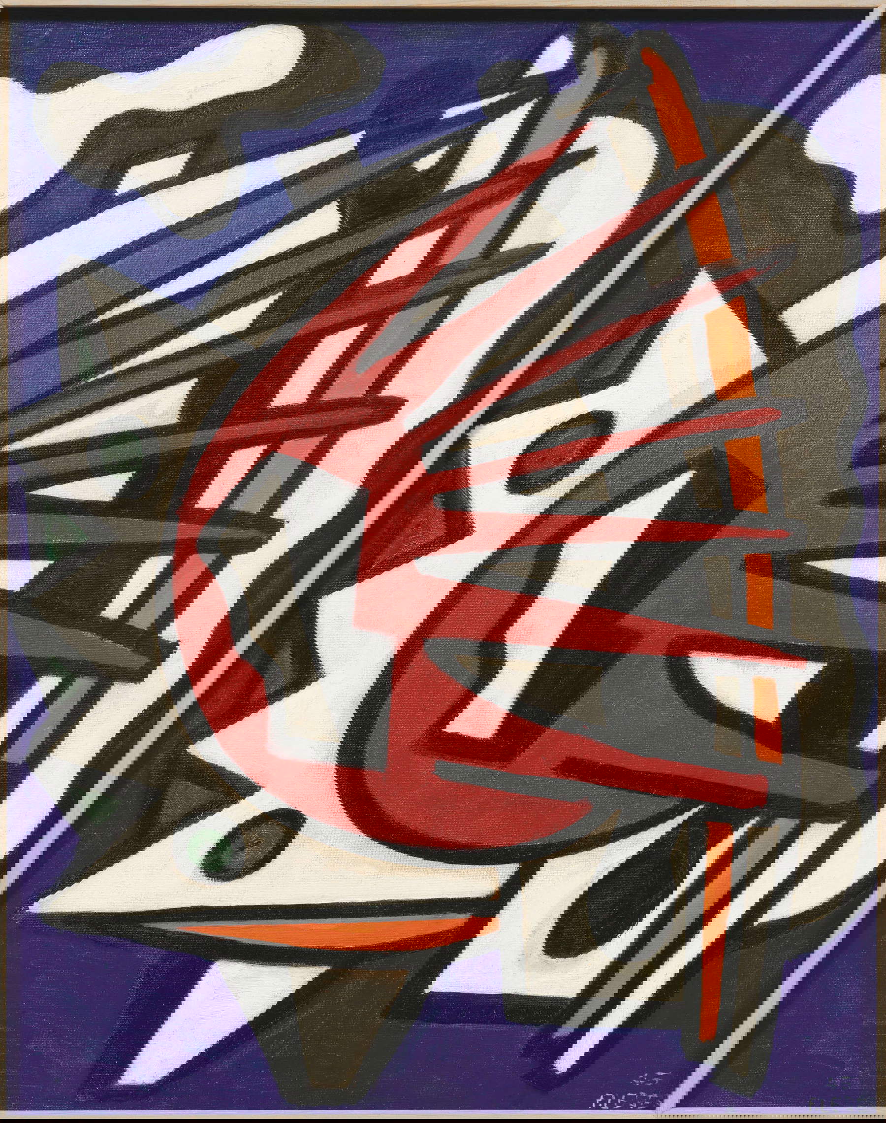 Fernand L&eacute;ger, Composizione per una pittura murale (1945; olio su tela; Biot, Mus&eacute;e National Fernand L&eacute;ger, Dono di Nadia L&eacute;ger and Georges Bauquier, 1969) &copy; GrandPalaisRmn / G&eacute;rard Blot &copy; FERNAND L&Eacute;GER, by SIAE 2025