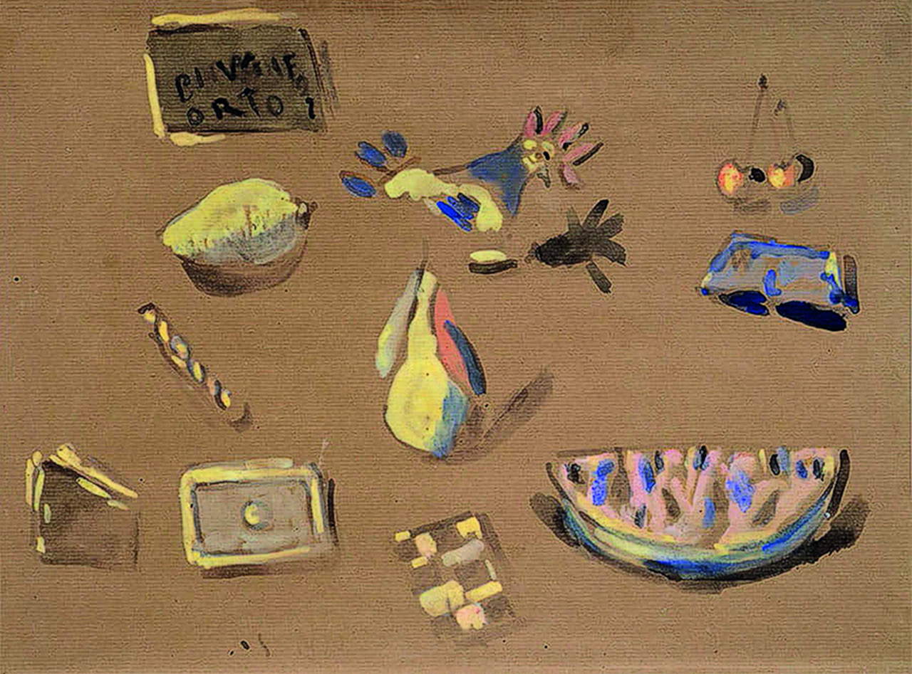 Filippo De Pisis, Capriccio metafisico (1918-1920)