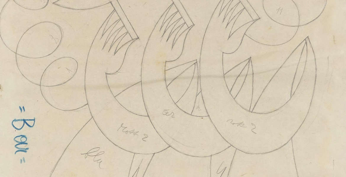 Fortunato Depero: dibujos inéditos expuestos en Gonnelli's de Florencia