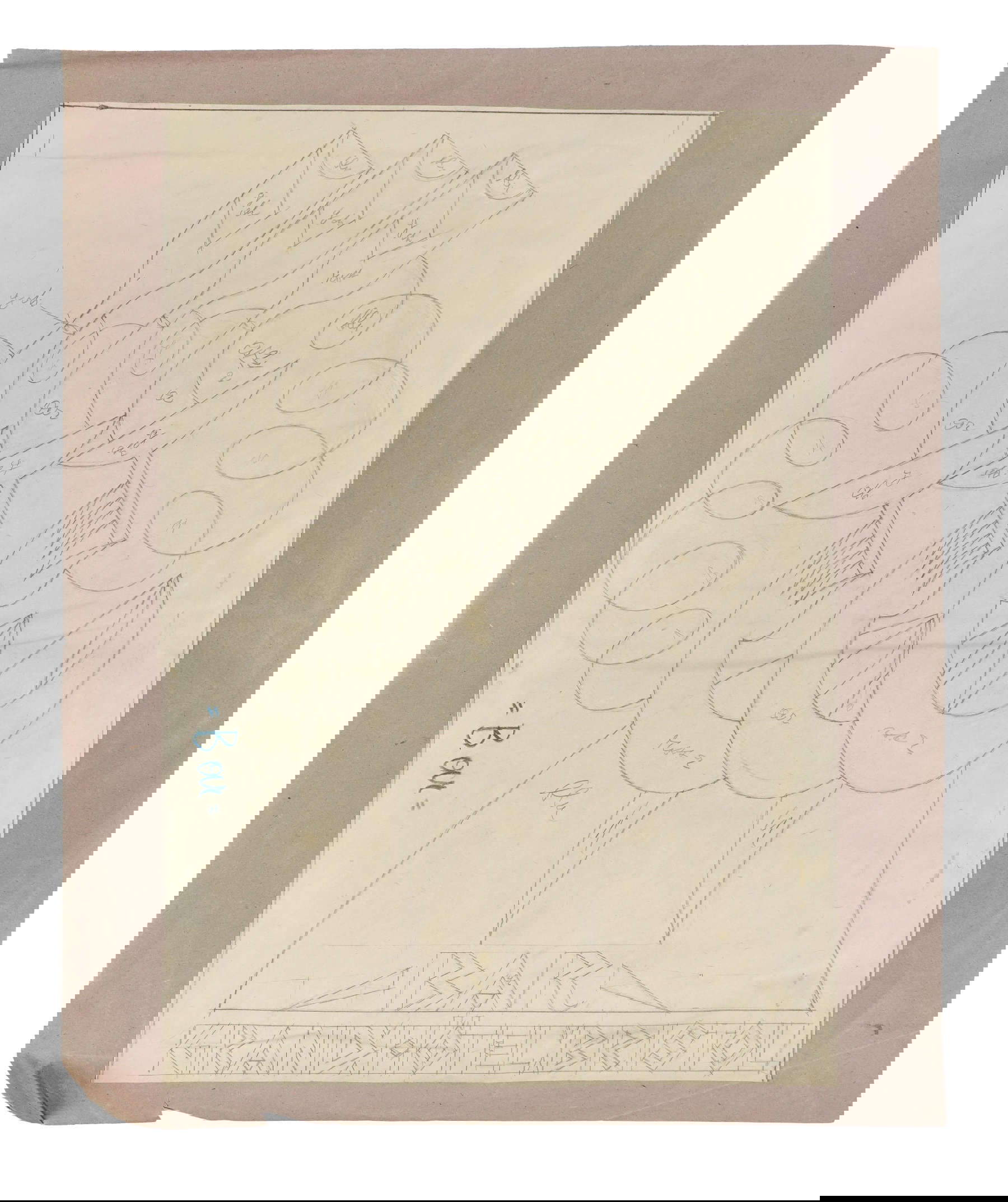 Fortunato Depero, Bar Grand Hotel Bristol (1924; lápiz sobre papel, 56 x 38 cm, sin firmar abajo a la izquierda, título