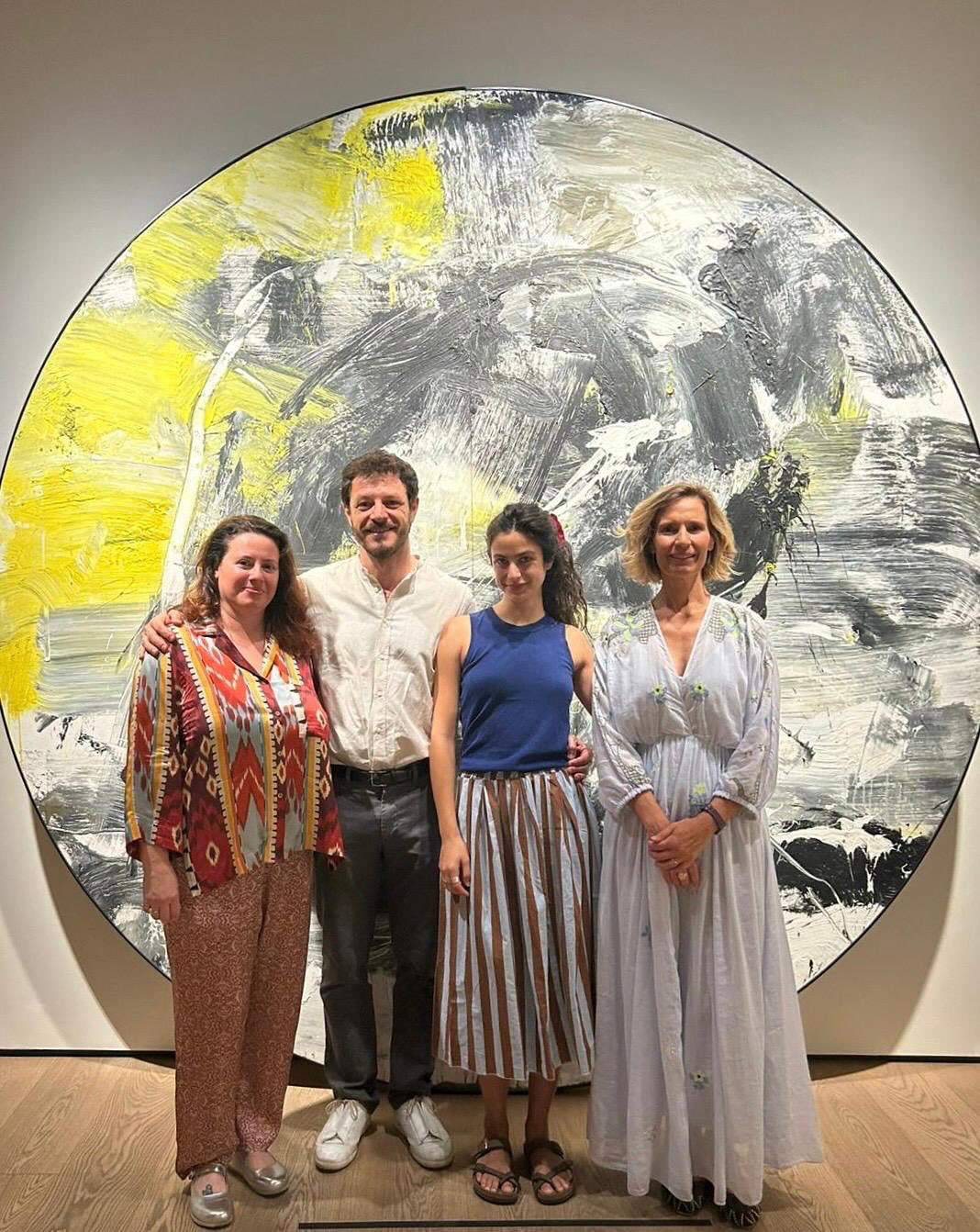 The actors, the director and Vanessa Carlon