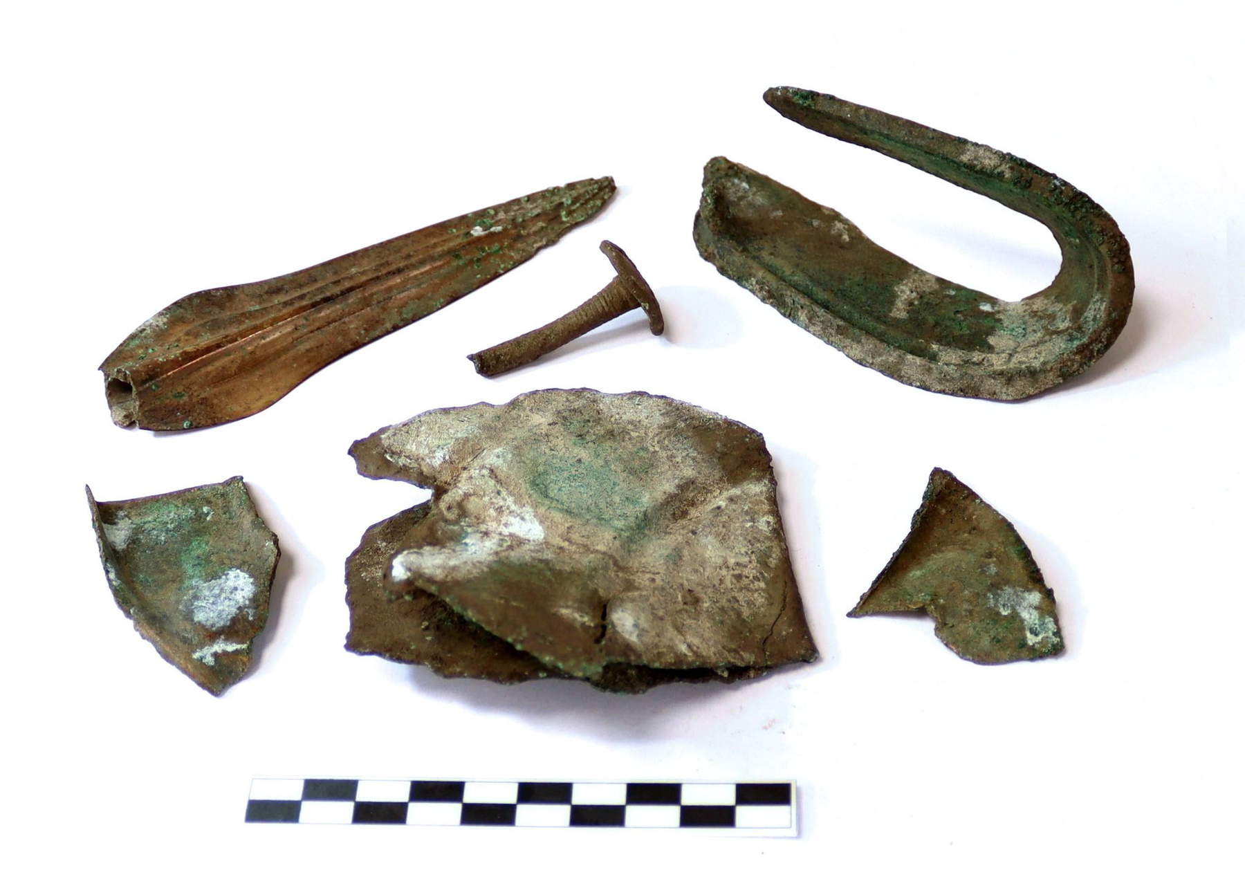 Il frammento di armatura ritrovato a Brno