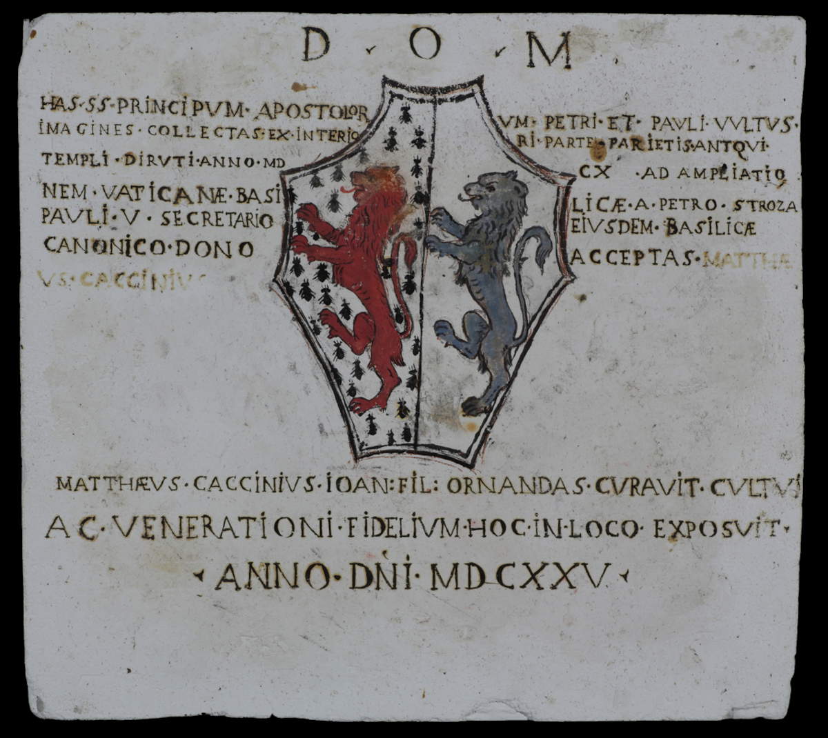 Zwei Köpfe von Aposteln oder Heiligen (vatikanisches Fragment) (um 1515-1520; Privatsammlung, nach Restaurierung, verso)