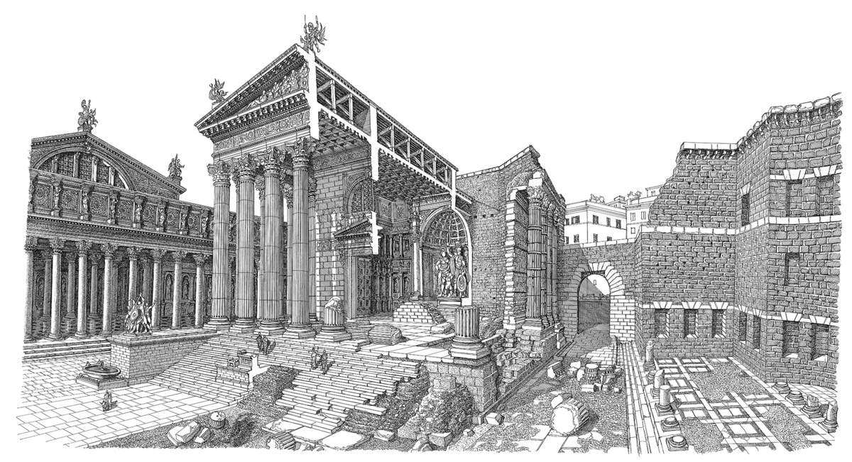 Francesco Corni, Marte Ultore Foro Augusto