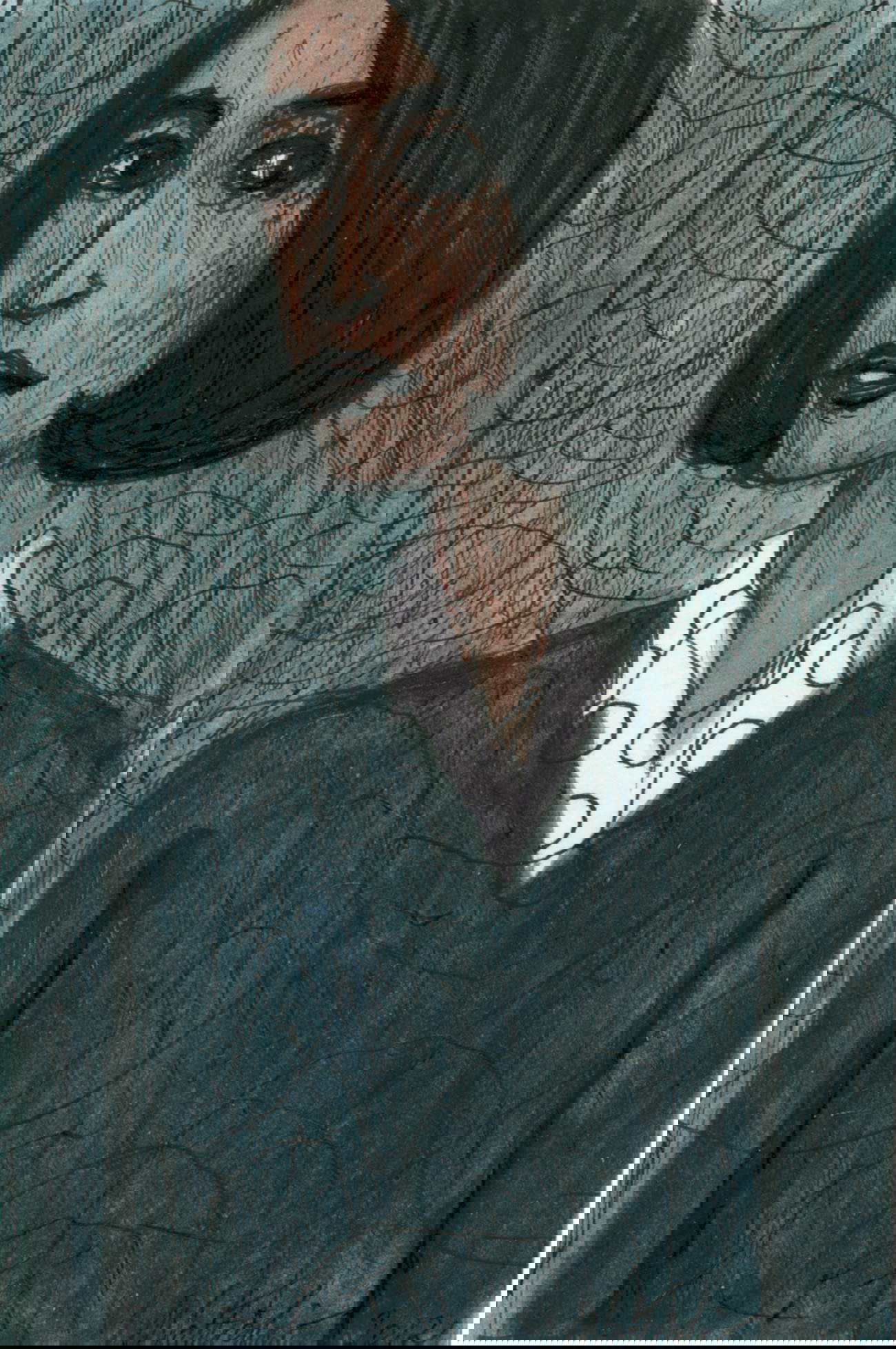 Franco Matticchio, La camicetta (2012 acquerello e penna a china su carta), pubblicato su Donne-Women, Lazy Dog Press, 2019