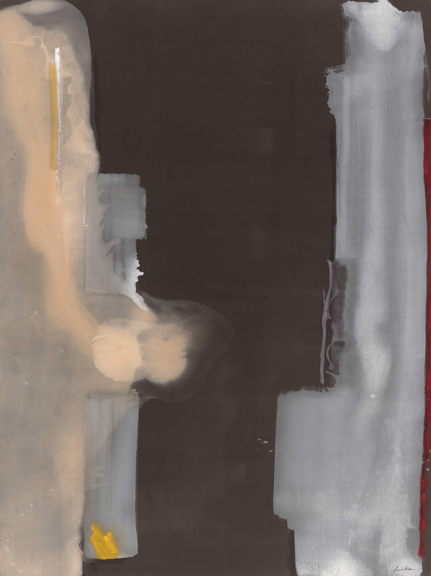 Helen Frankenthaler. Toward Dark (1988; acrilico su tela, 300,4 x 224,8 cm; New York, The Museum of Modern Art, dono di Helen Frankenthaler Foundation) &copy; 2025 Helen Frankenthaler / Artists Rights Society (ARS), New York. Digital Image &copy; 2025 The Museum of Modern Art, New York