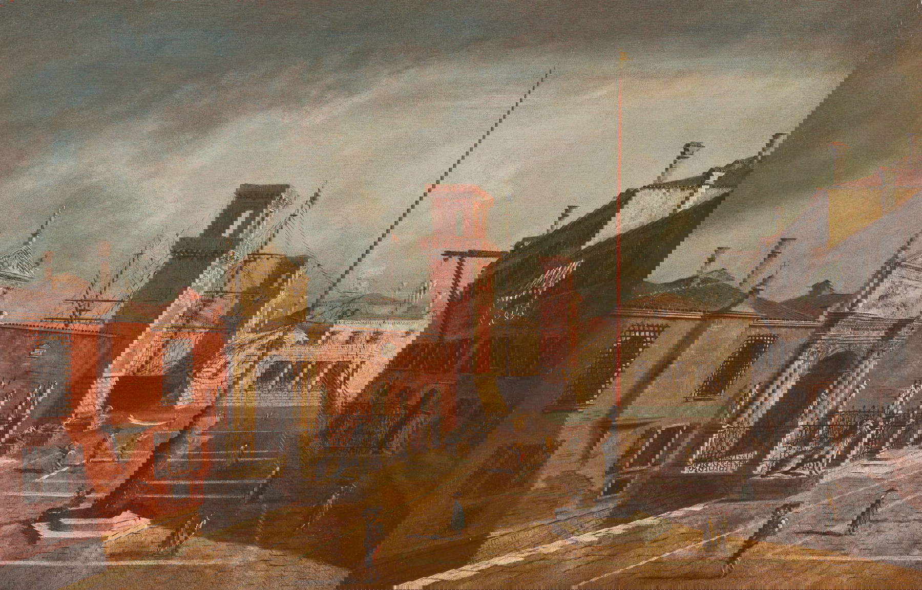 Gabriel Bella, View of the Arsenal (c. 1780-1788; oil on canvas, 97.5 x 62.5 cm)