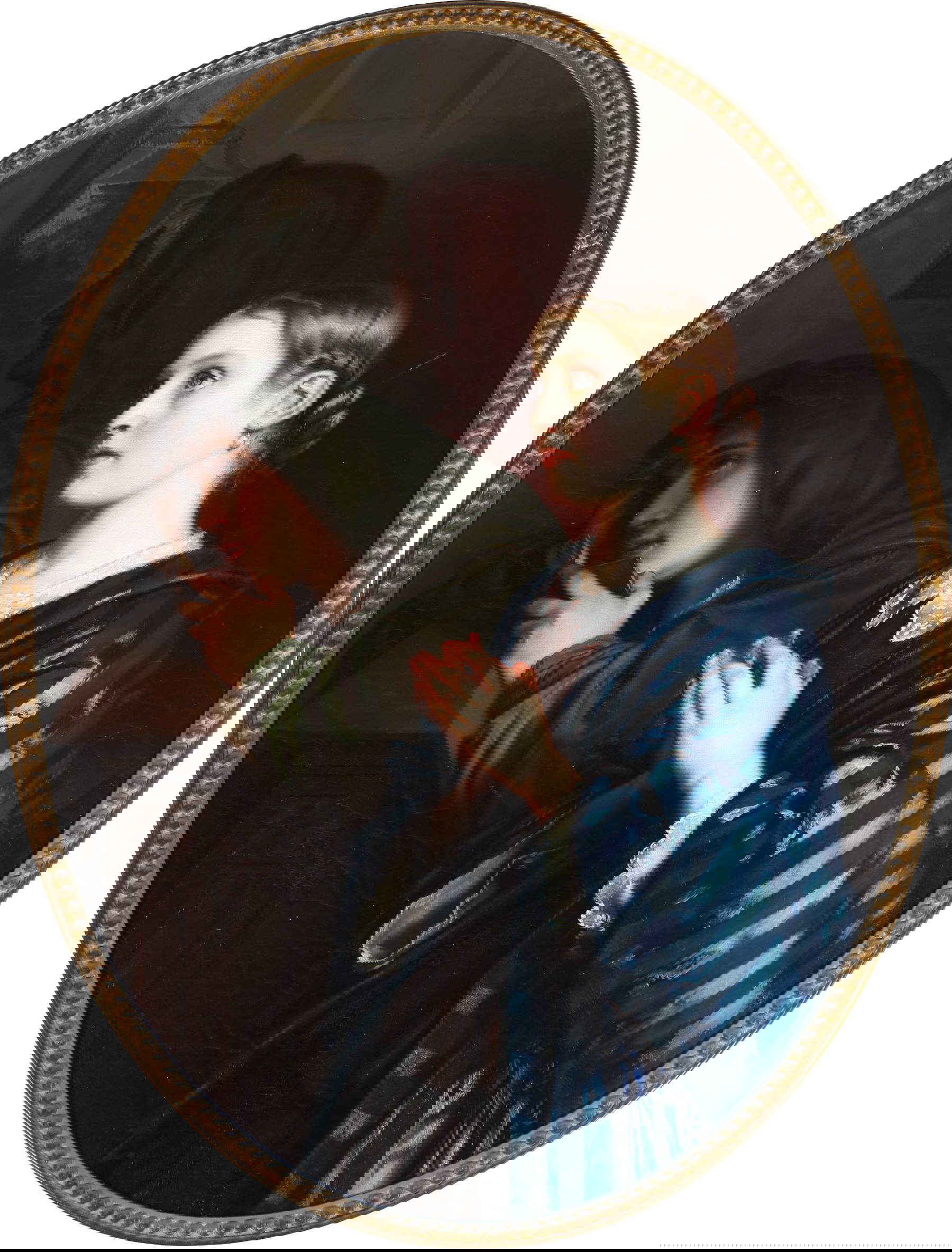 Gaetano Ferri, La preghiera a tre et&agrave; della donna (1866; Genoa, Chamber of Commerce)