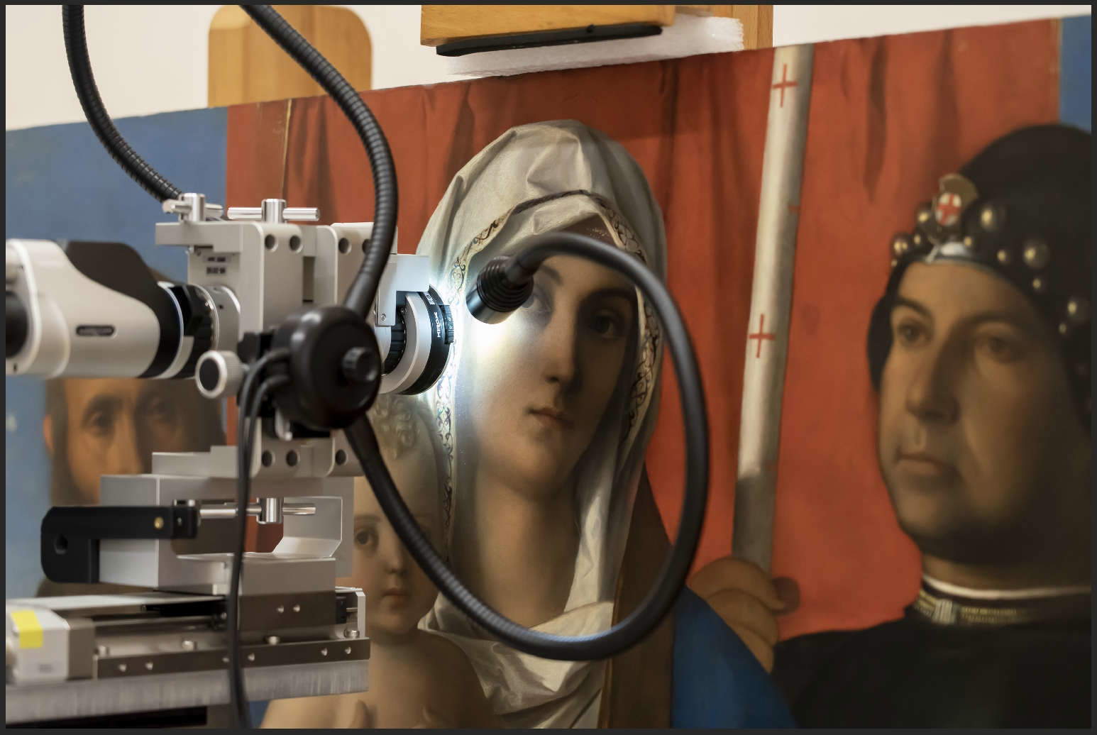 La Gallerie dell'Accademia de Venise inaugure l'Espace Multimédia avec un microscope numérique 3D