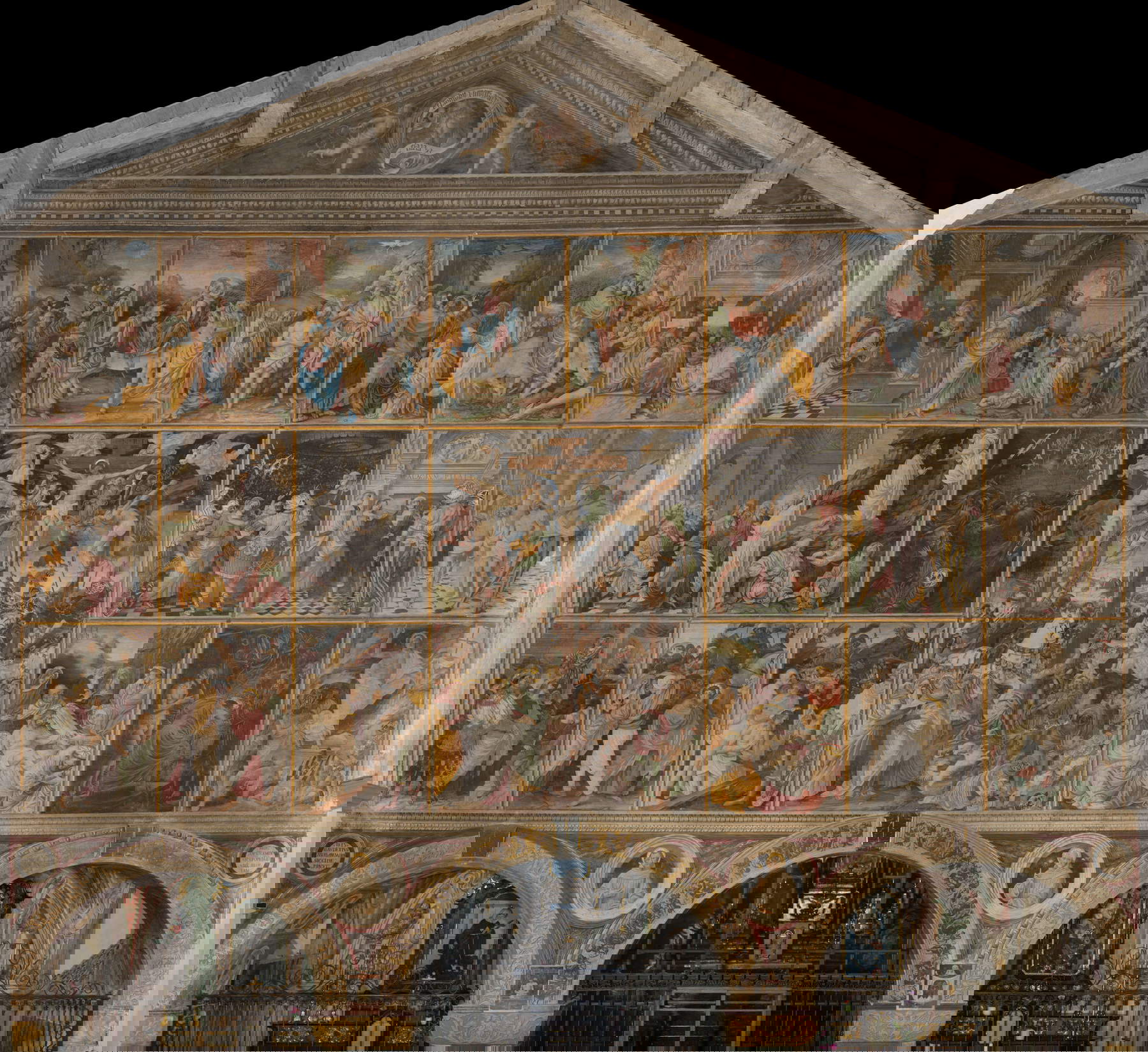 La partition de Gaudenzio Ferrari à Varallo