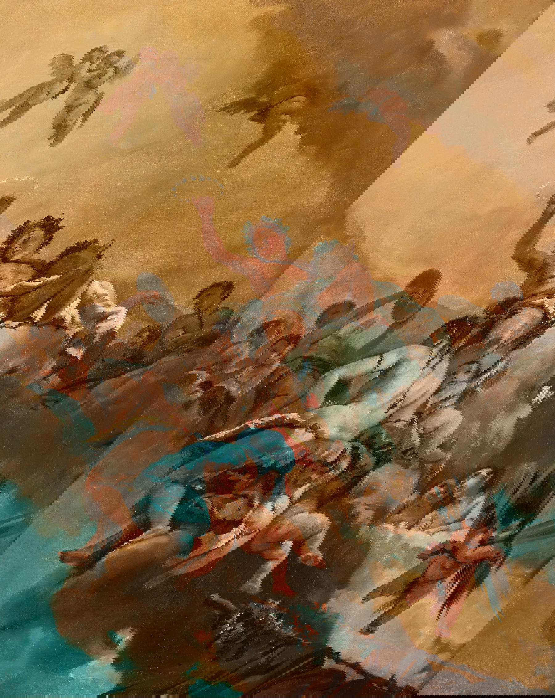 Giambattista Tiepolo, Bacchus et Ariane (1730-1735 ; huile sur toile, 46 x 38 cm ; Cellatica, Fondazione Paolo e Carolina Zani) Crédit photo : Fotostudio Rapuzzi, Brescia