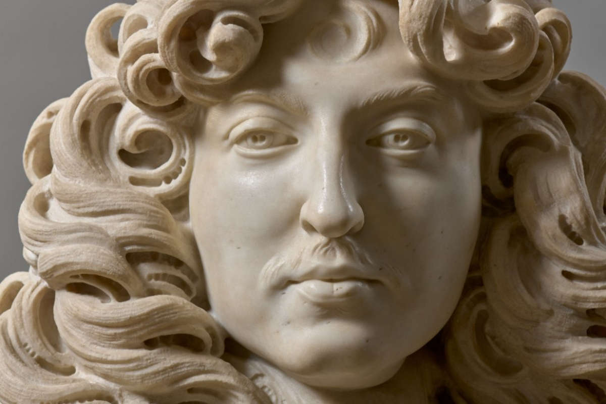 Gian Lorenzo Bernini, Luis XIV, Rey de Francia (1665; mármol blanco; Versalles, Castillo de Versalles) &copy; Castillo de Versalles, C. Fouin