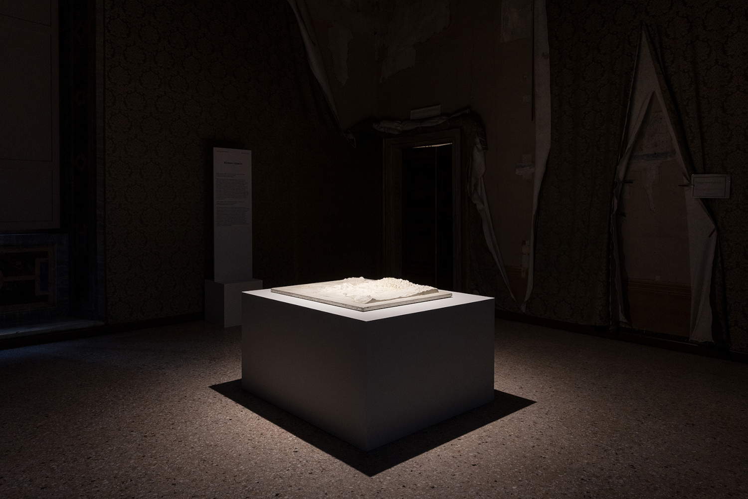 Aufbau der Ausstellung