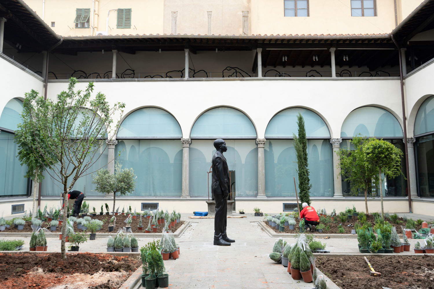Giardino delle Leopoldine, Museo Novecento Firenze. Foto: Camilla Fatticcioni