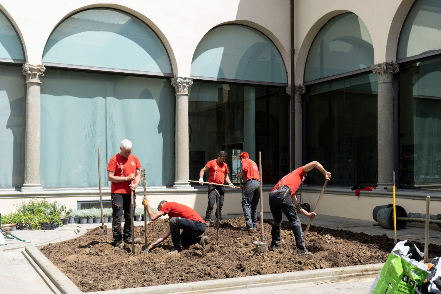 Giardino delle Leopoldine, Museo Novecento Firenze. Foto: Camilla Fatticcioni