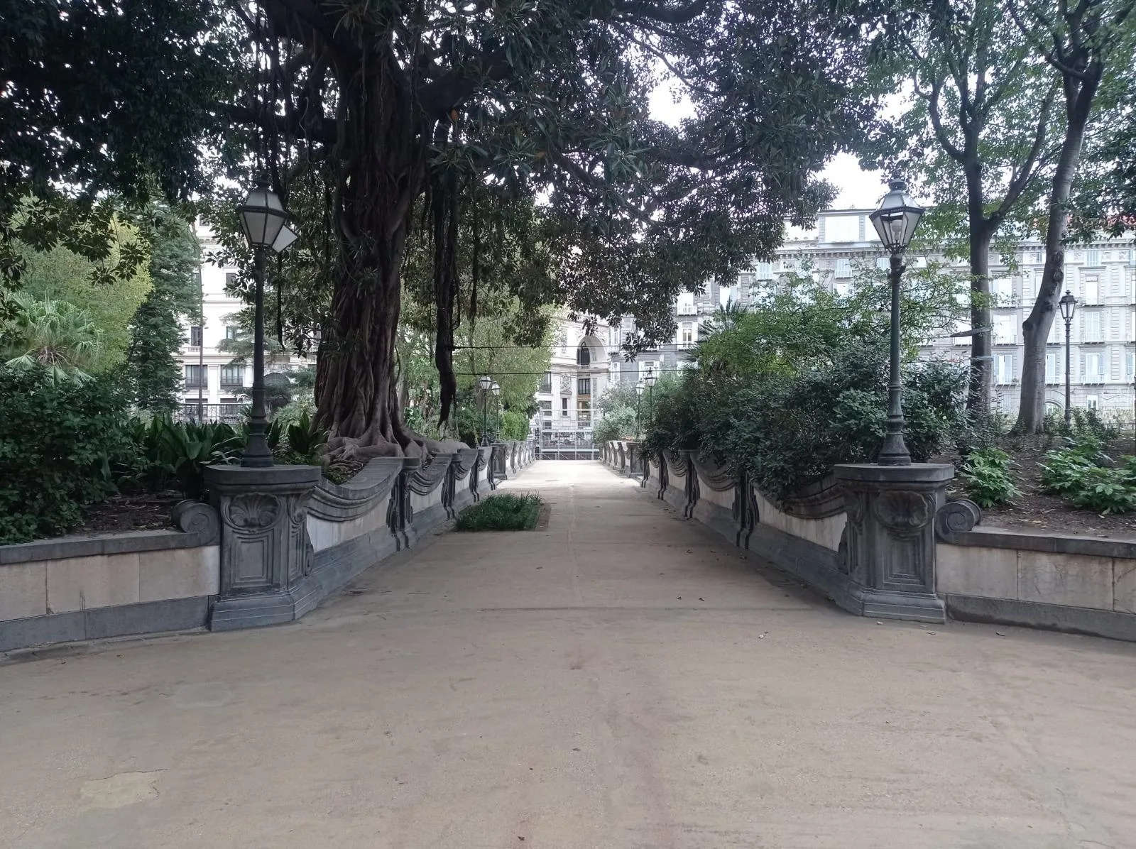 Naples, Romantic Garden of the Royal Palace