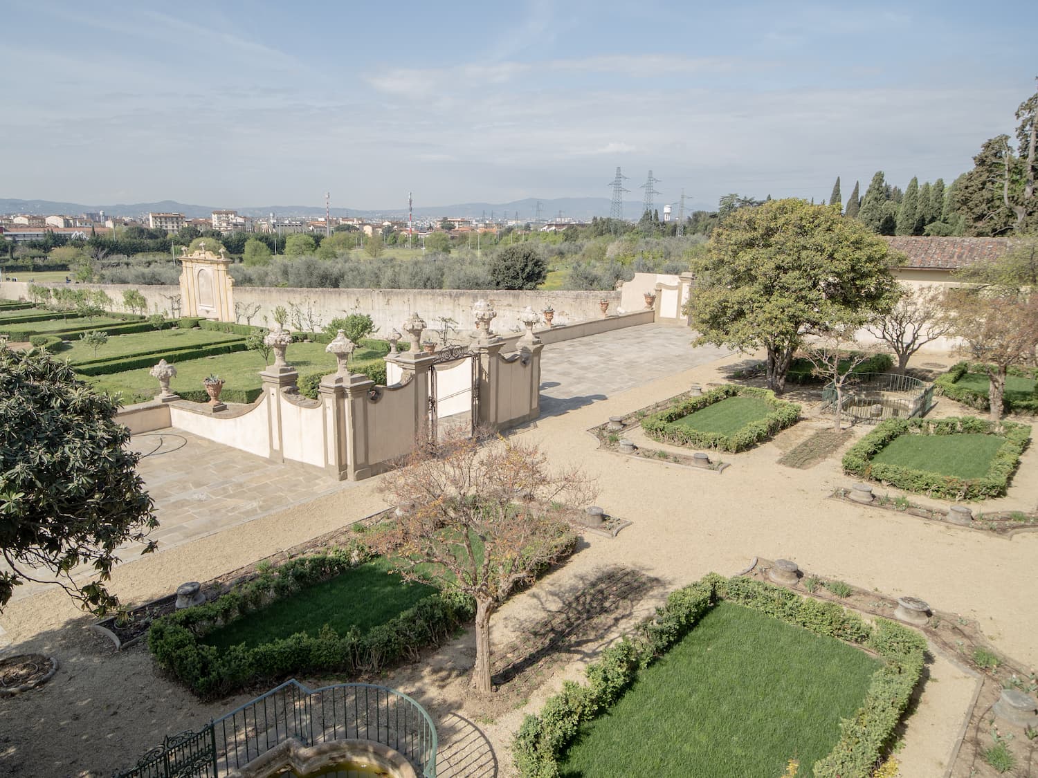 Le jardin de la Villa La Quiete