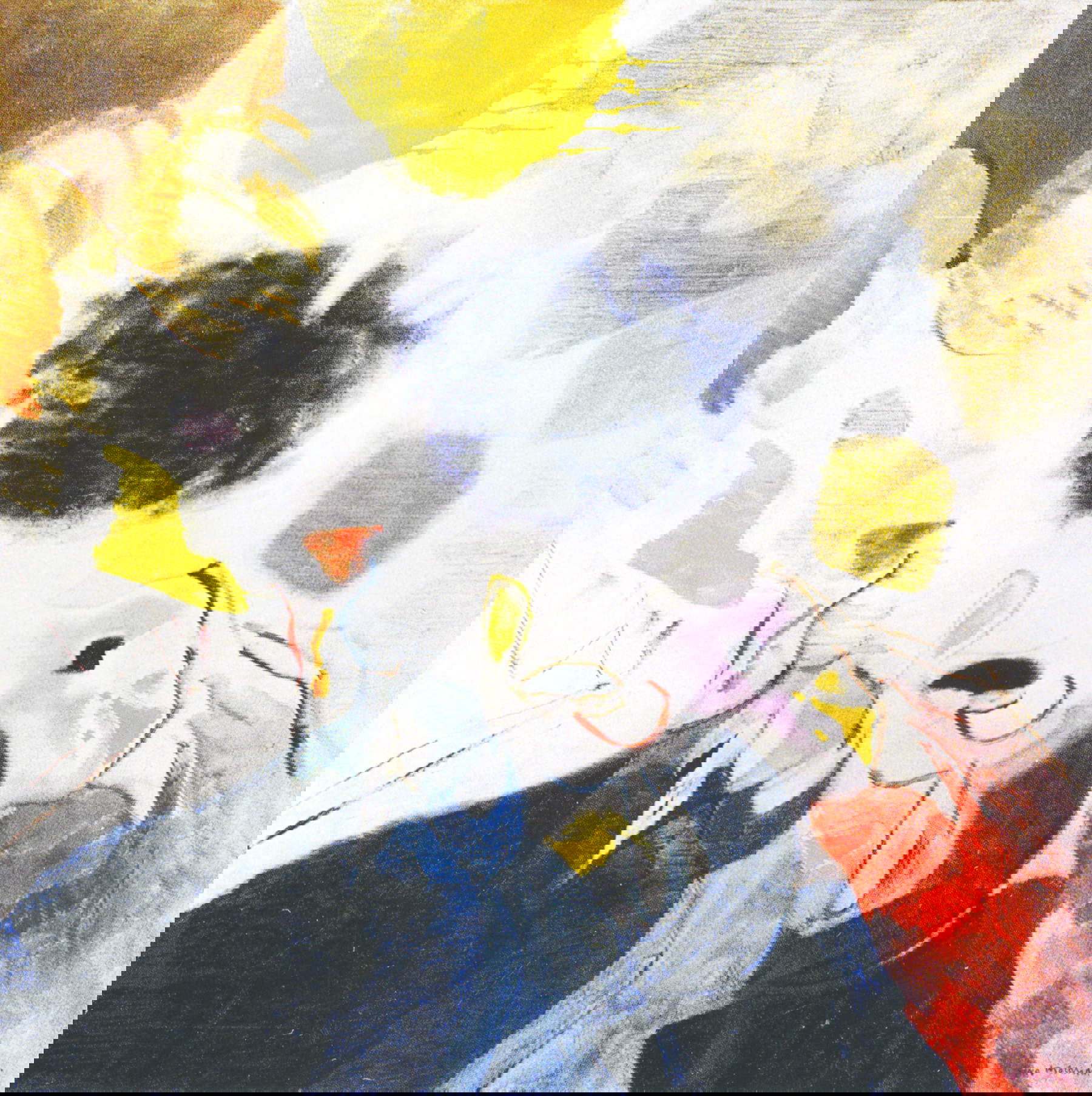 Gino Morandis, Immagine (1957; olio su tela, 111 x 111 cm)