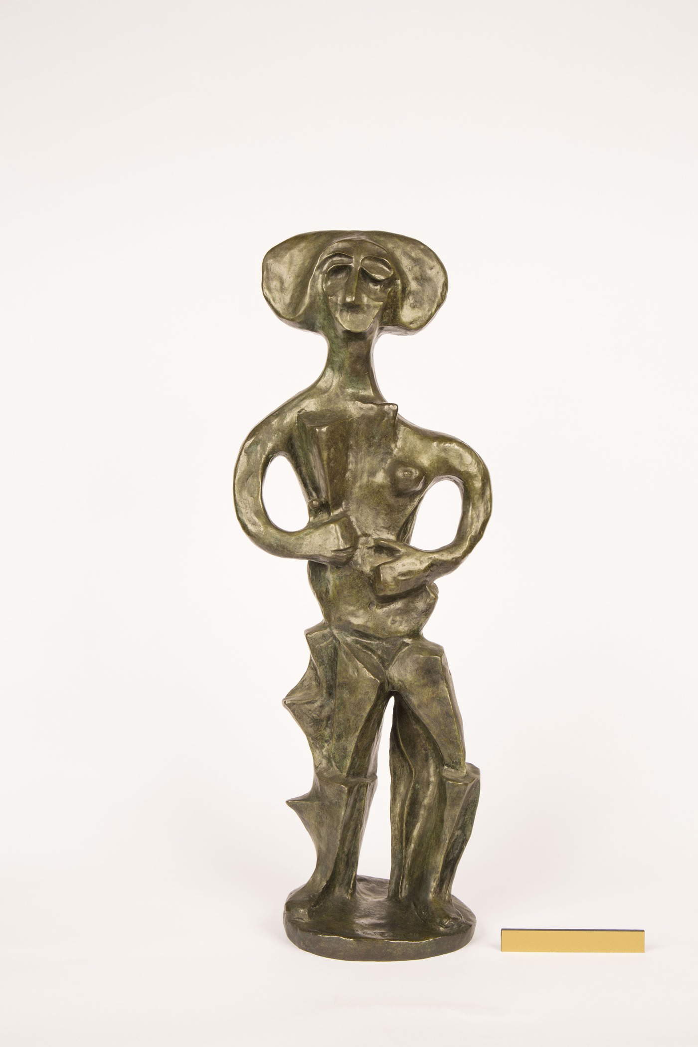 Gino Severini, Giano bifronte (1962; bronce, ed. 2/3, Fundición Mario Busato-Strauss, París, 35 cm; Roma, Colección Severini Brunori).