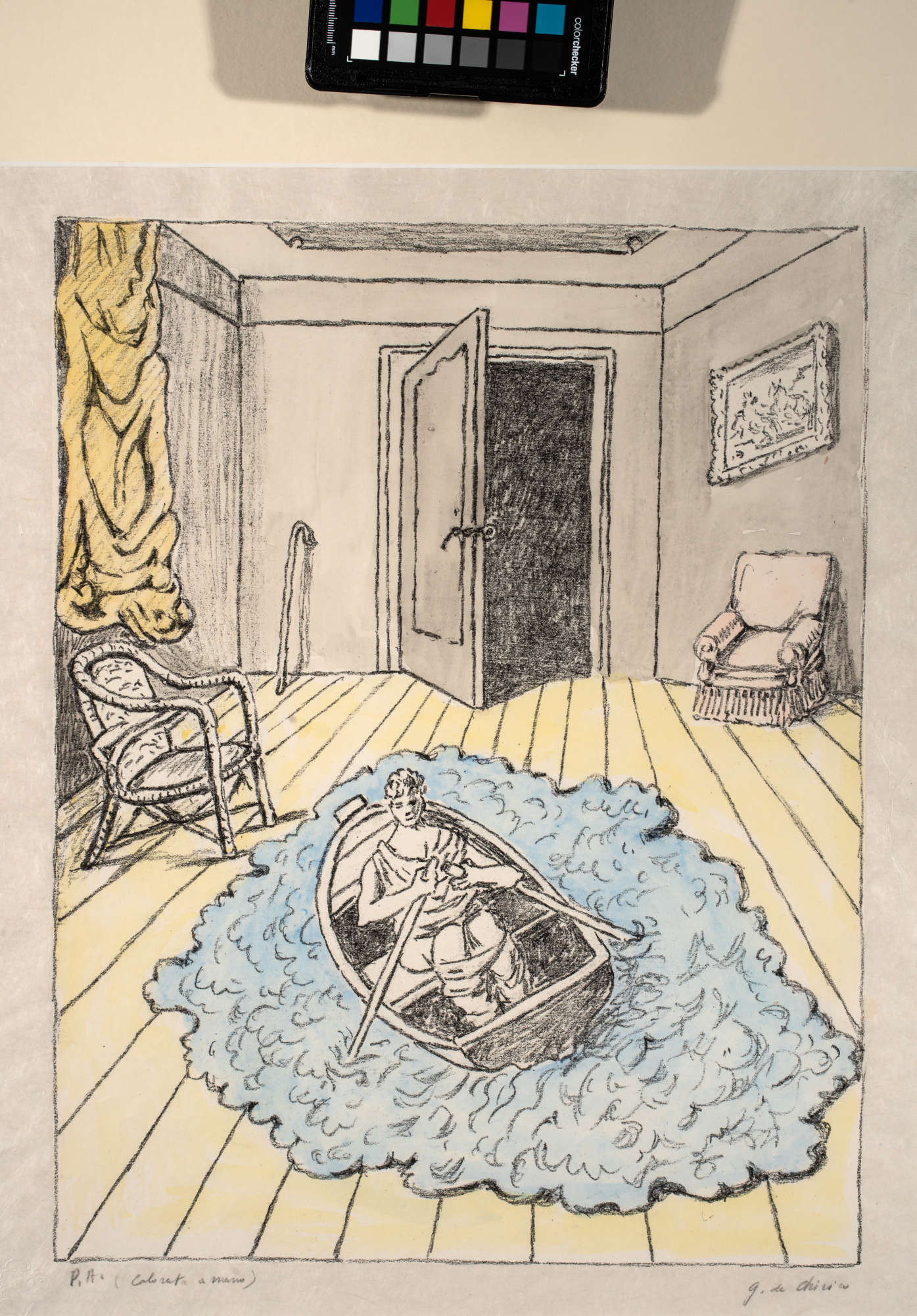 Giorgio de Chirico, The Return of Ulysses (1973;  Giorgio de Chirico, The Return of Ulysses (1973;