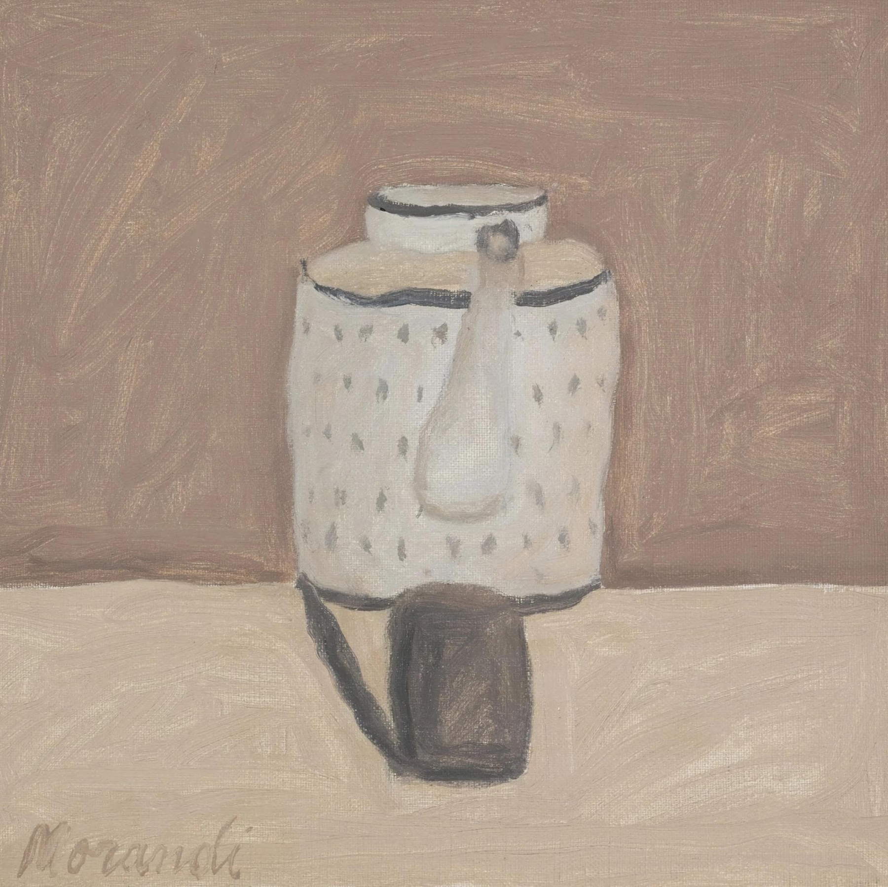 Giorgio Morandi, Natura morta (1962; olio su tela, 30,7 x  30,5 cm) Su concessione di Vitart Fine Arts S.A., Lugano &copy;ProLitteris, Z&uuml;rich, 2025