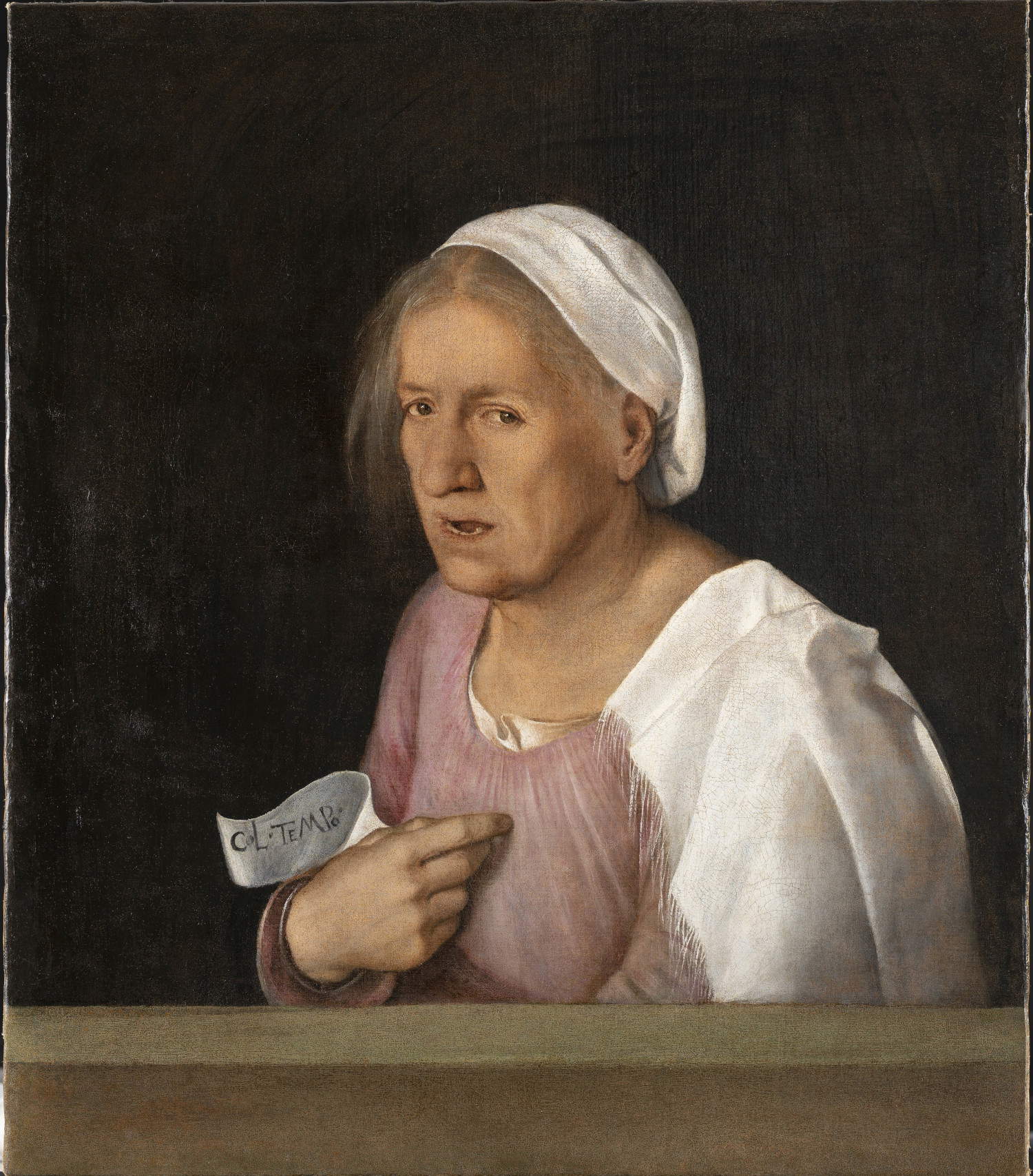 Giorgione, La vieille femme (vers 1506 ; huile sur toile, 68 x 59 cm ; Venise, Gallerie dell'Accademia, inv. 272) Crédit : Gallerie dell'Accademia, Venise