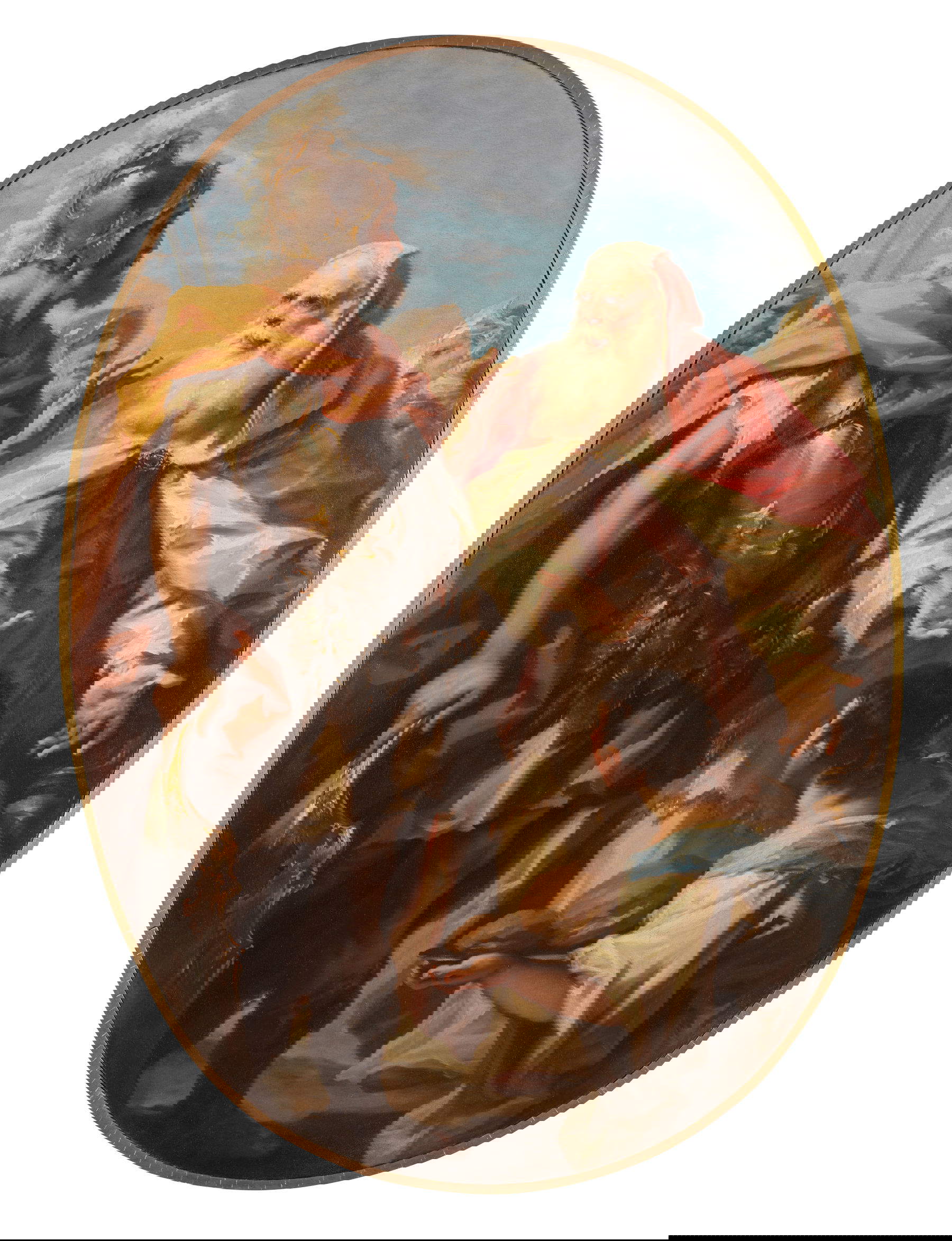 Giovanni Antonio Pellegrini, David reçoit les pains d'Achimélek (huile sur toile, 171 x 124 cm ; Brescia, église de Sant'Agata) Crédit photo : Fotostudio Rapuzzi, Brescia