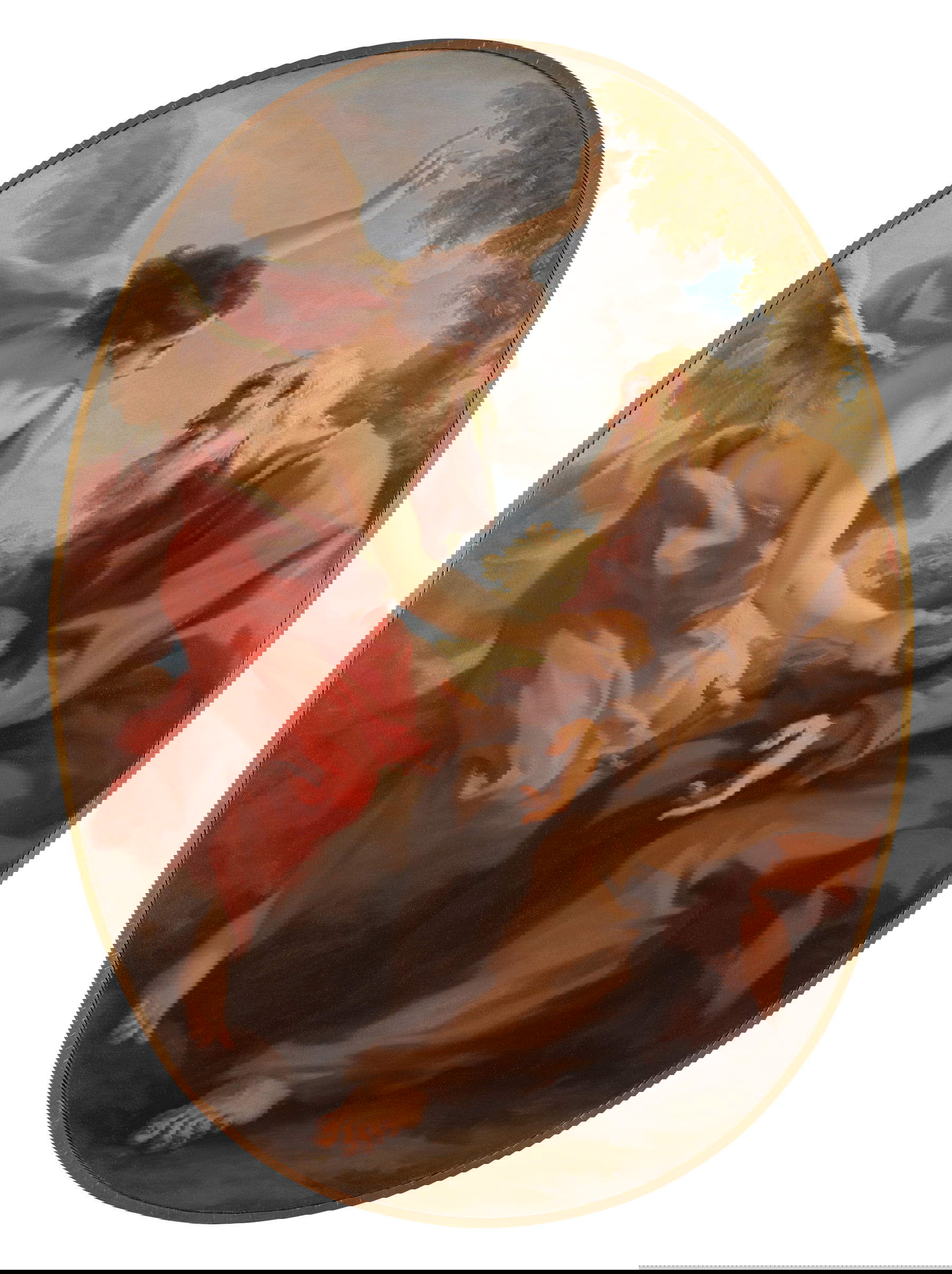 Giovanni Antonio Pellegrini, Élie et l'ange (huile sur toile, 171 x 124,5 cm ; Brescia, église Sant'Agata) Crédit photo : Fotostudio Rapuzzi, Brescia