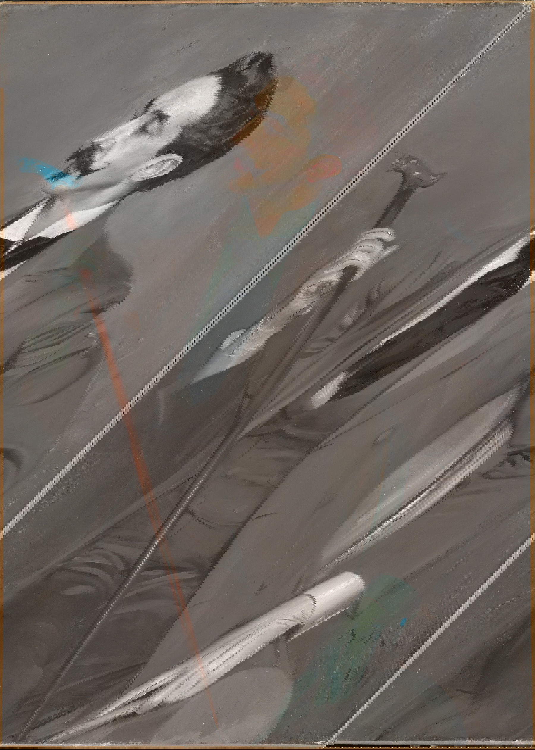 Giovanni Boldini, Il conte Robert de Montesquiou (1897; olio su tela, 143 &times; 110,5 cm; Parigi, Mus&eacute;e d&rsquo;Orsay) Foto: &copy; Grand Palais Rmn (Mus&eacute;e d&rsquo;Orsay) / Adrien Didierjean