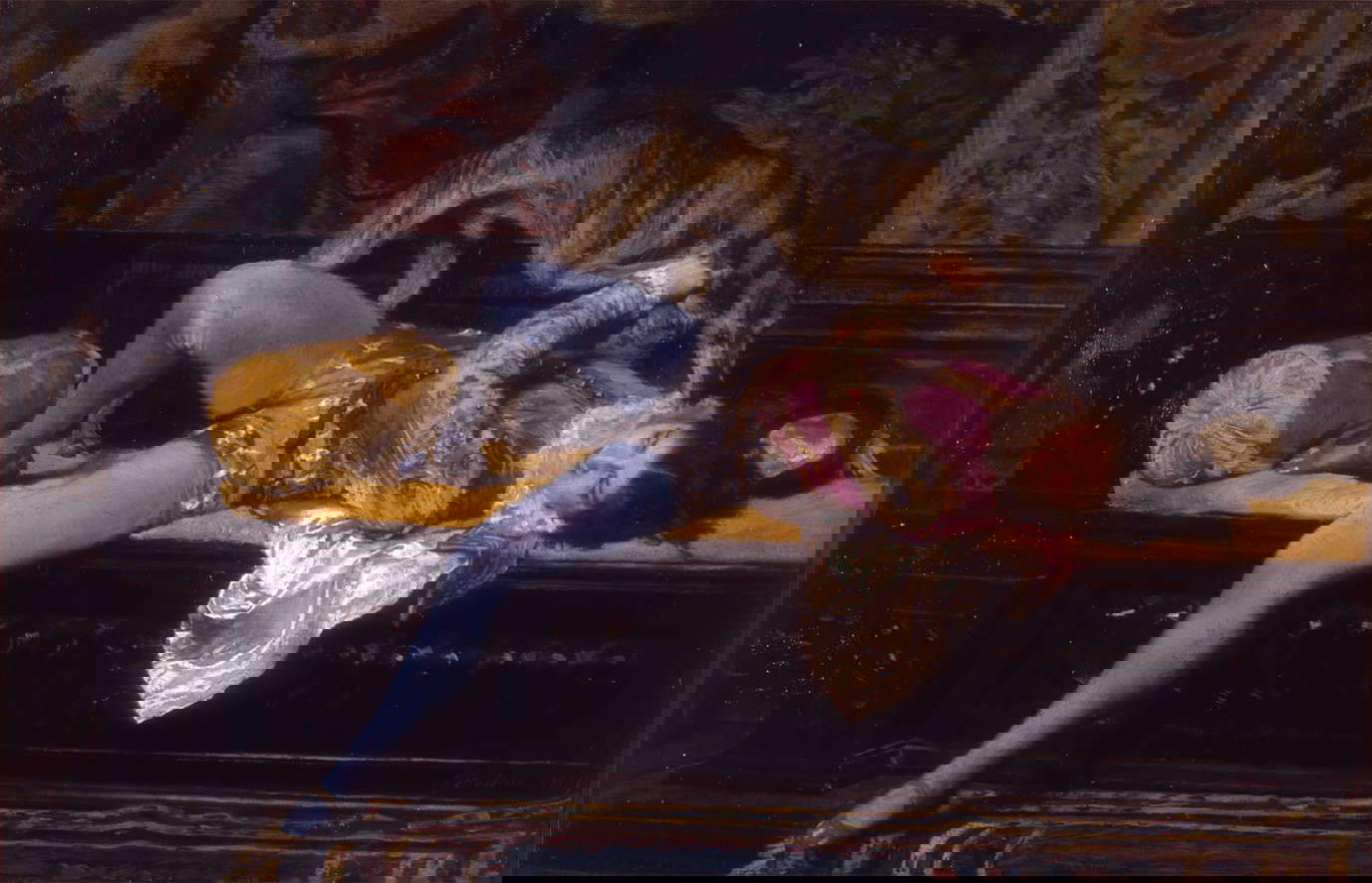 Giovanni Boldini, The Page. Games with the Greyhound (1866; Genoa, Musei di Nervi, GAM Galleria d'Arte Moderna)