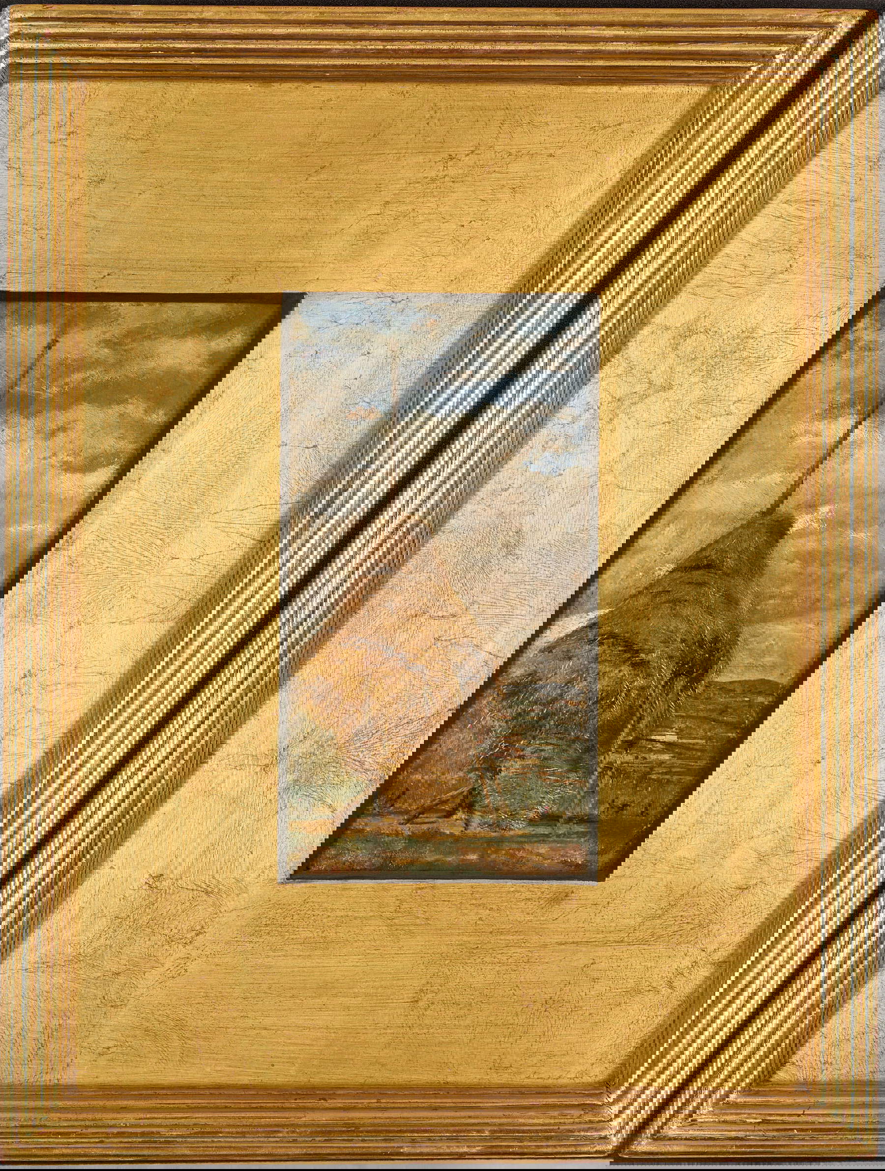 Giovanni Boldini, Haystack (ca. 1868; oil on panel; Fondazione Caript collection) Photo &copy; Lorenzo Gori, courtesy of Fondazione Pistoia Musei